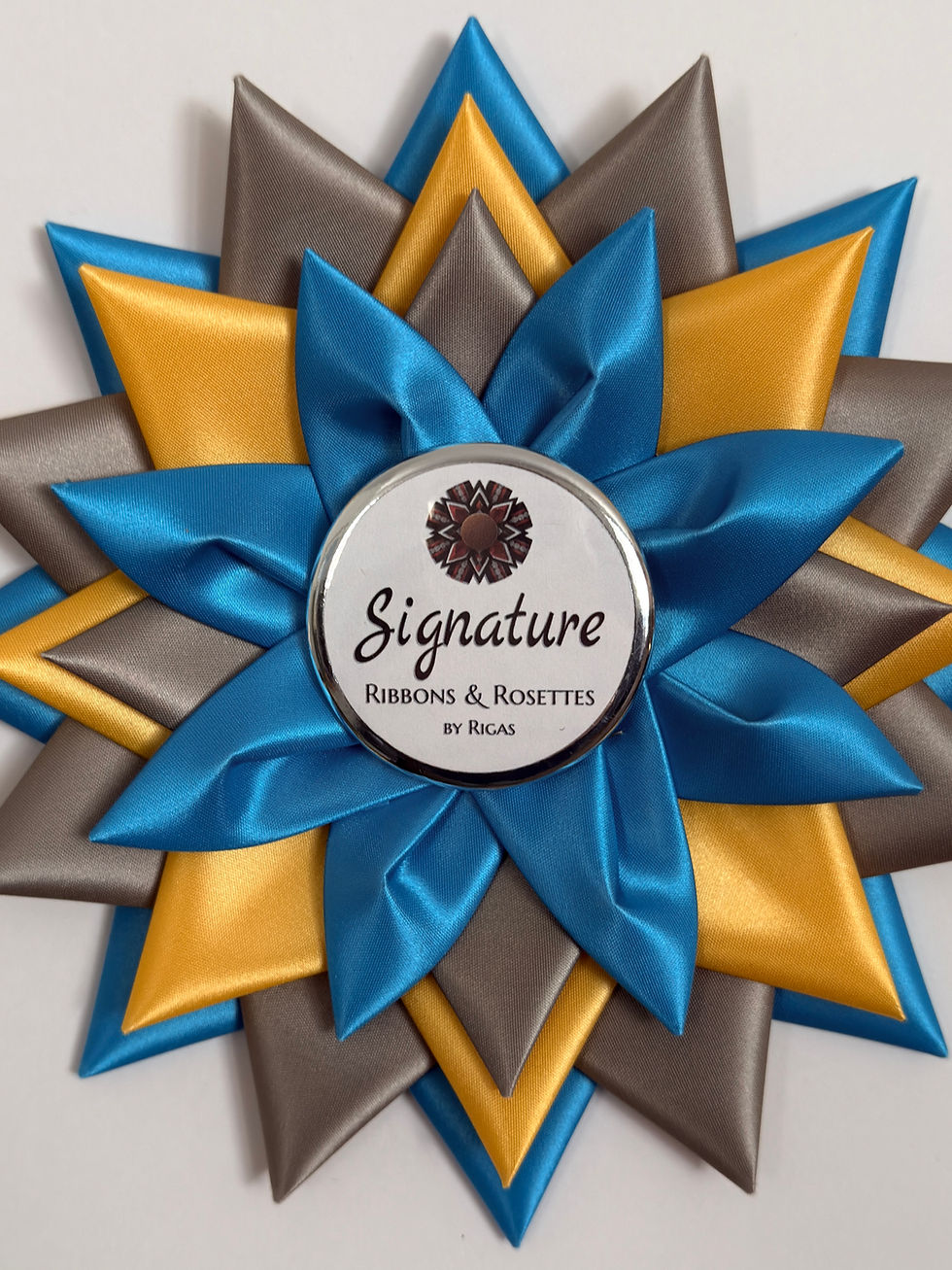 Thumbnail: Star - 7.5" Rosette - Your Choice of Colors