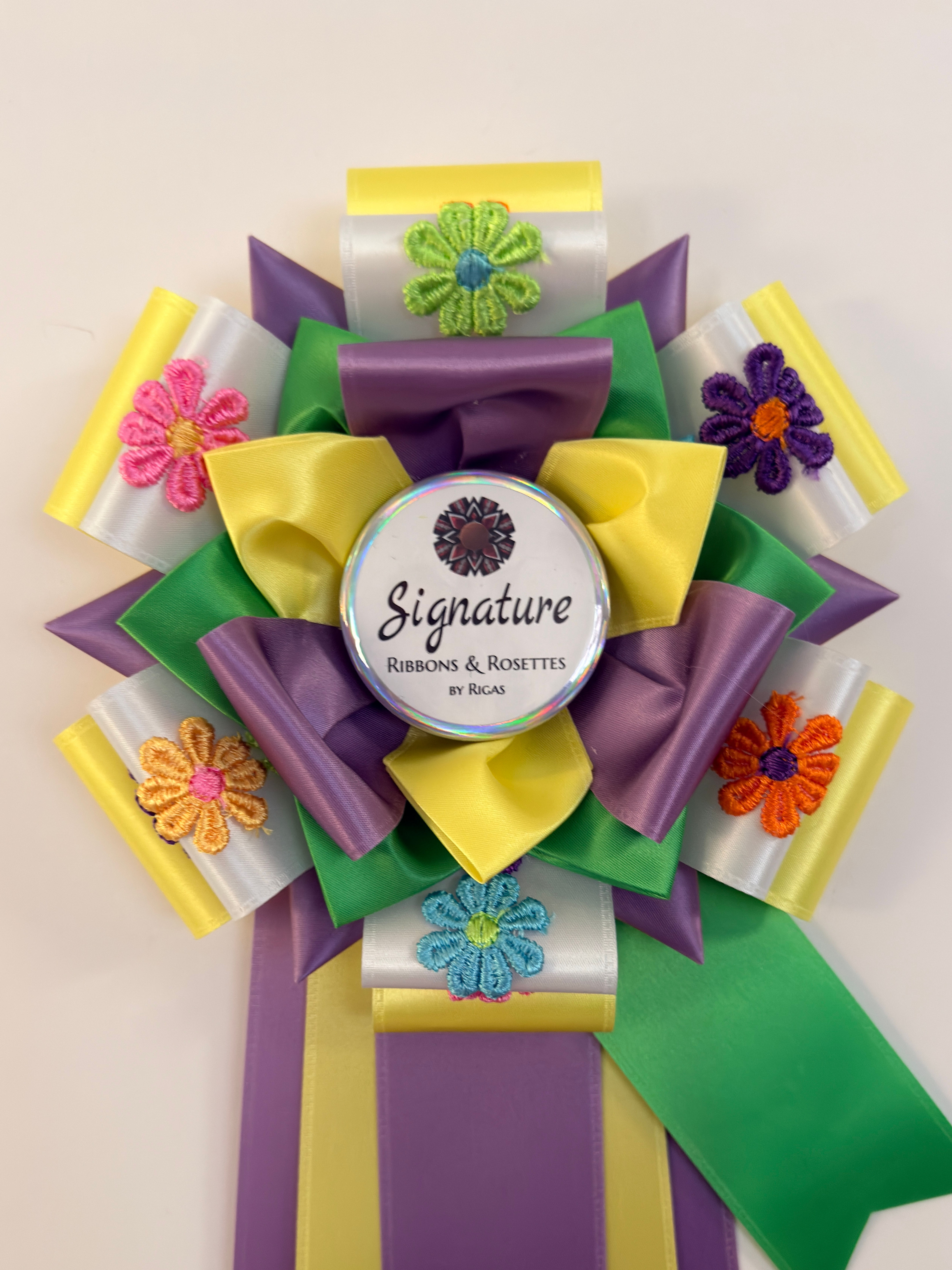 Daisy - 7" Rosette - Your Choice of Colors