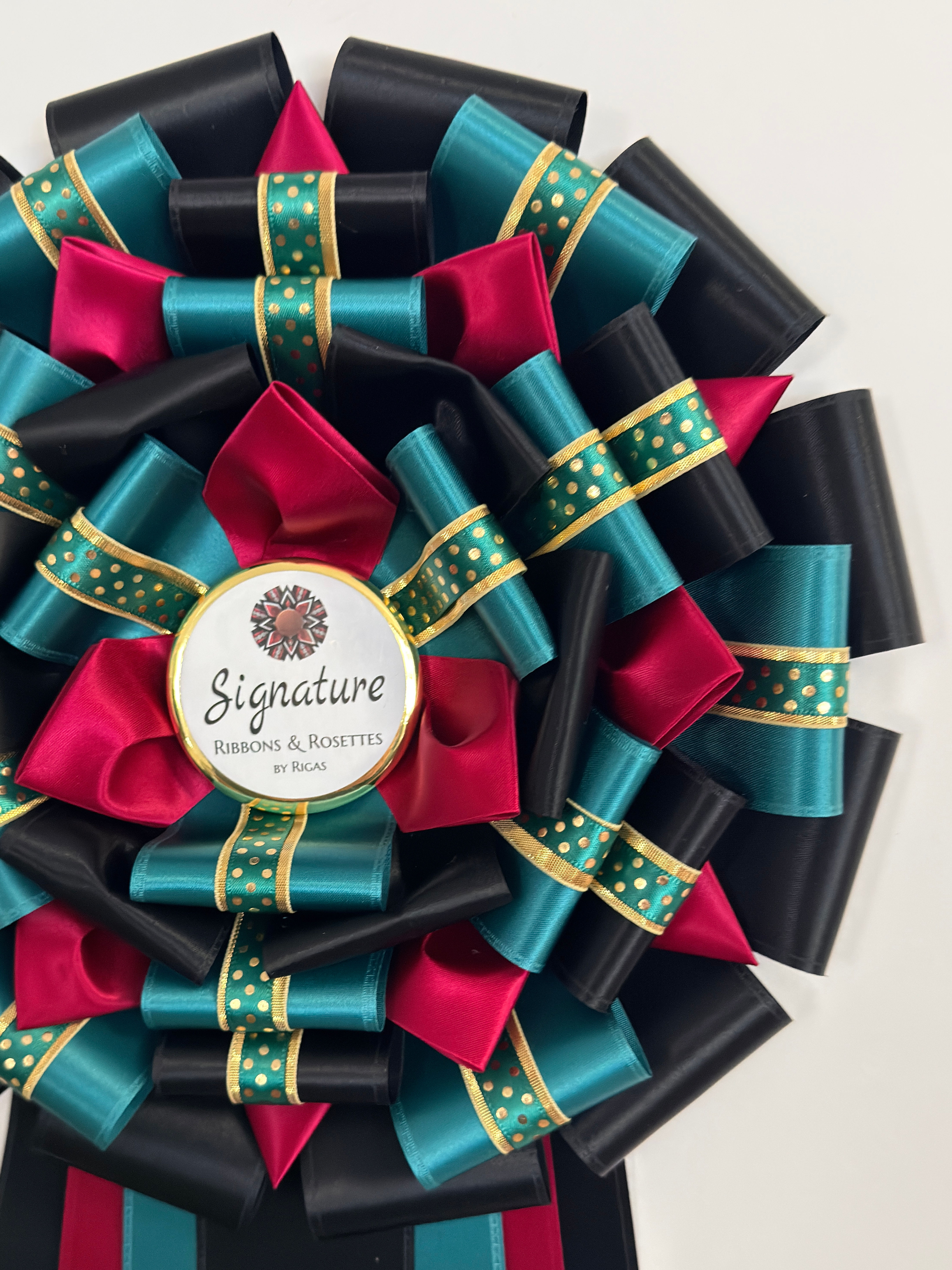 Dazzle - 10" Rosette - Your Choice of Colors