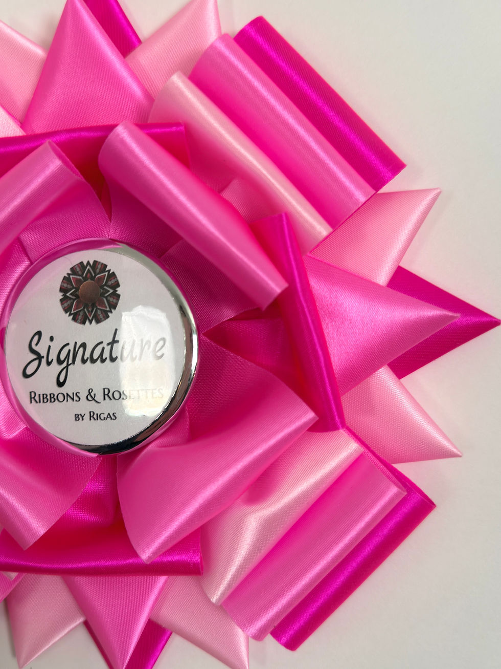 Thumbnail: Signature Sample - Celebration in Neon Pink, Candy Pink & American Beauty - 8"