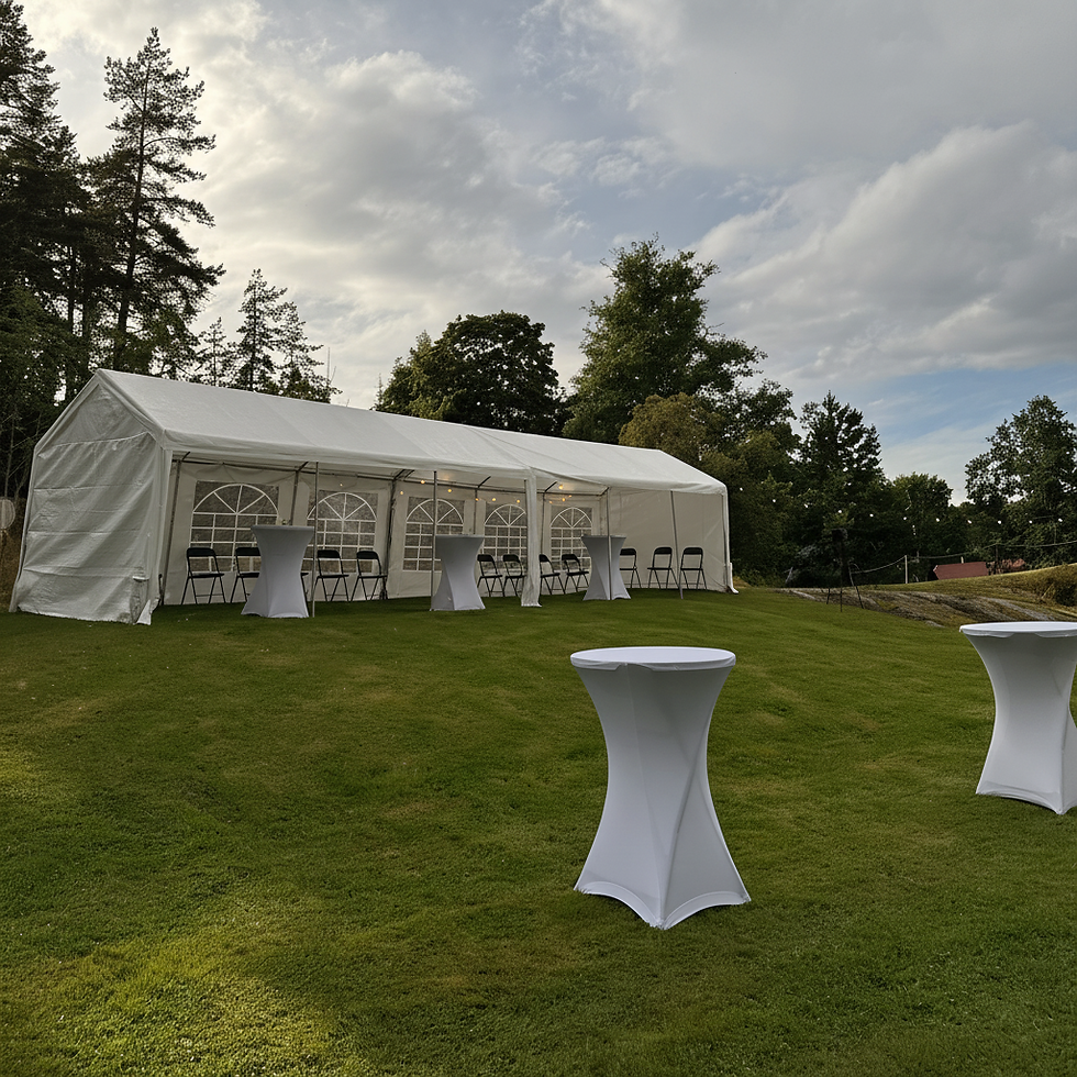 Pikkukuva: 18×3 m juhlateltta (valkoinen)