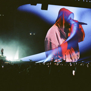 Justin Bieber performing live at Coachella 2026 during his SWAG Live From Coachella headline set