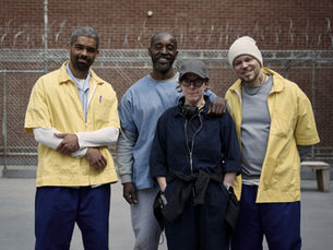 Petra Volpe et les acteurs principaux de Frank & Louis