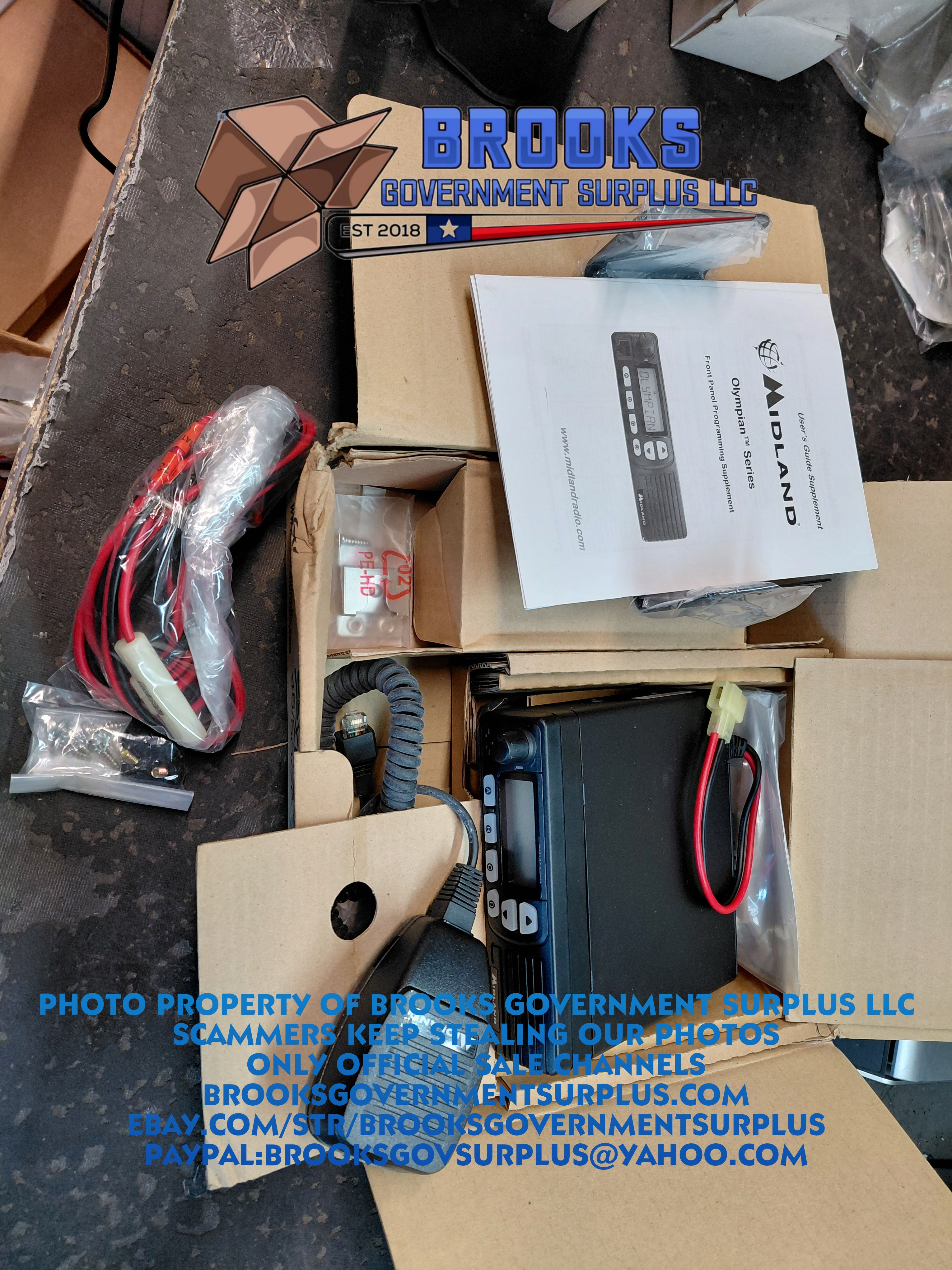 Midland Olympian 70 watt VHF radio NEW OLD STOCK IN BOX M07128