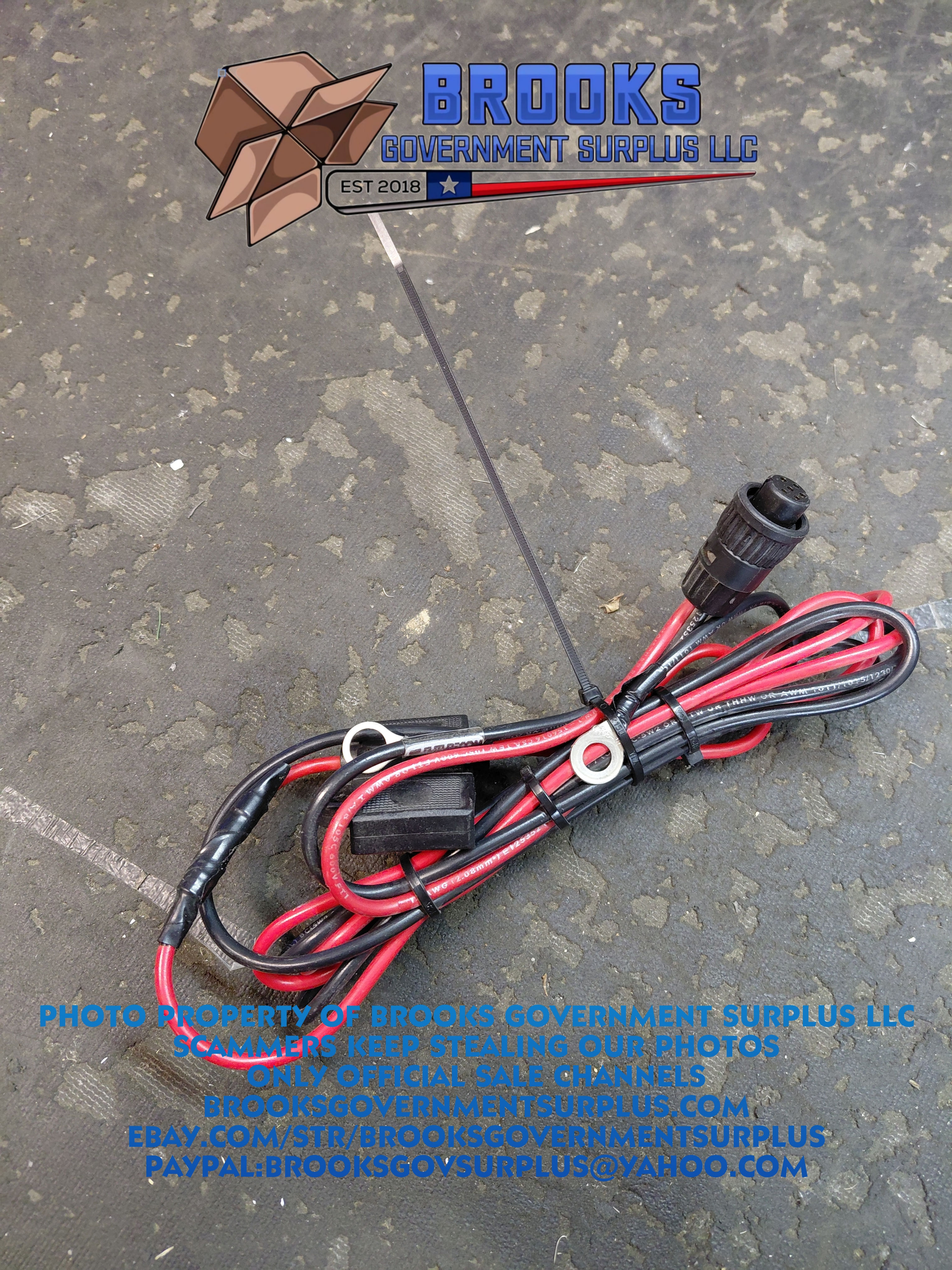 Futurecom Motorola Repeater Power Plug USED 7W083X54-01