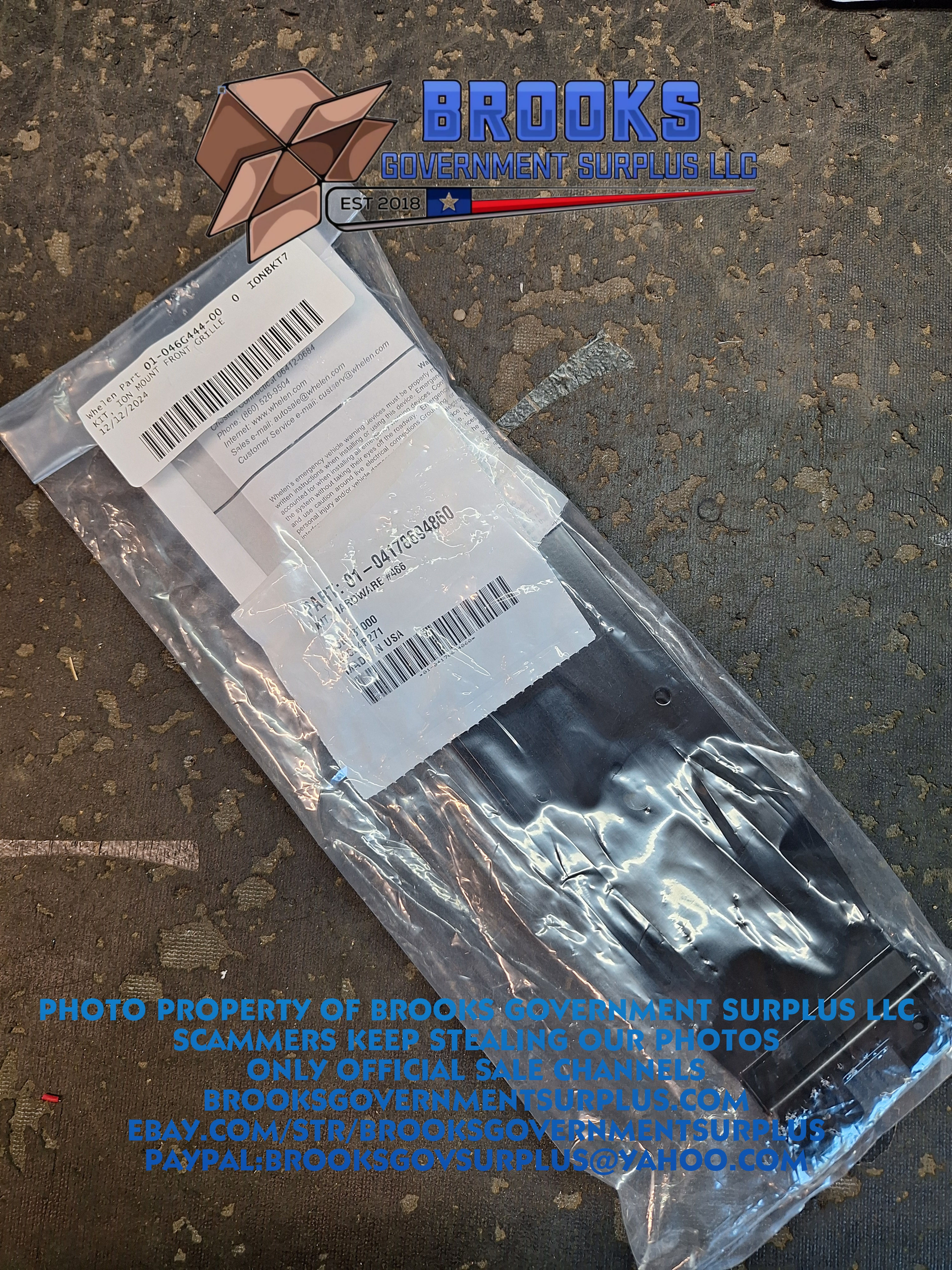 Whelen 2015-2019 chevy tahoe ion grill mount brackets PAIR IONBKT7 NEW