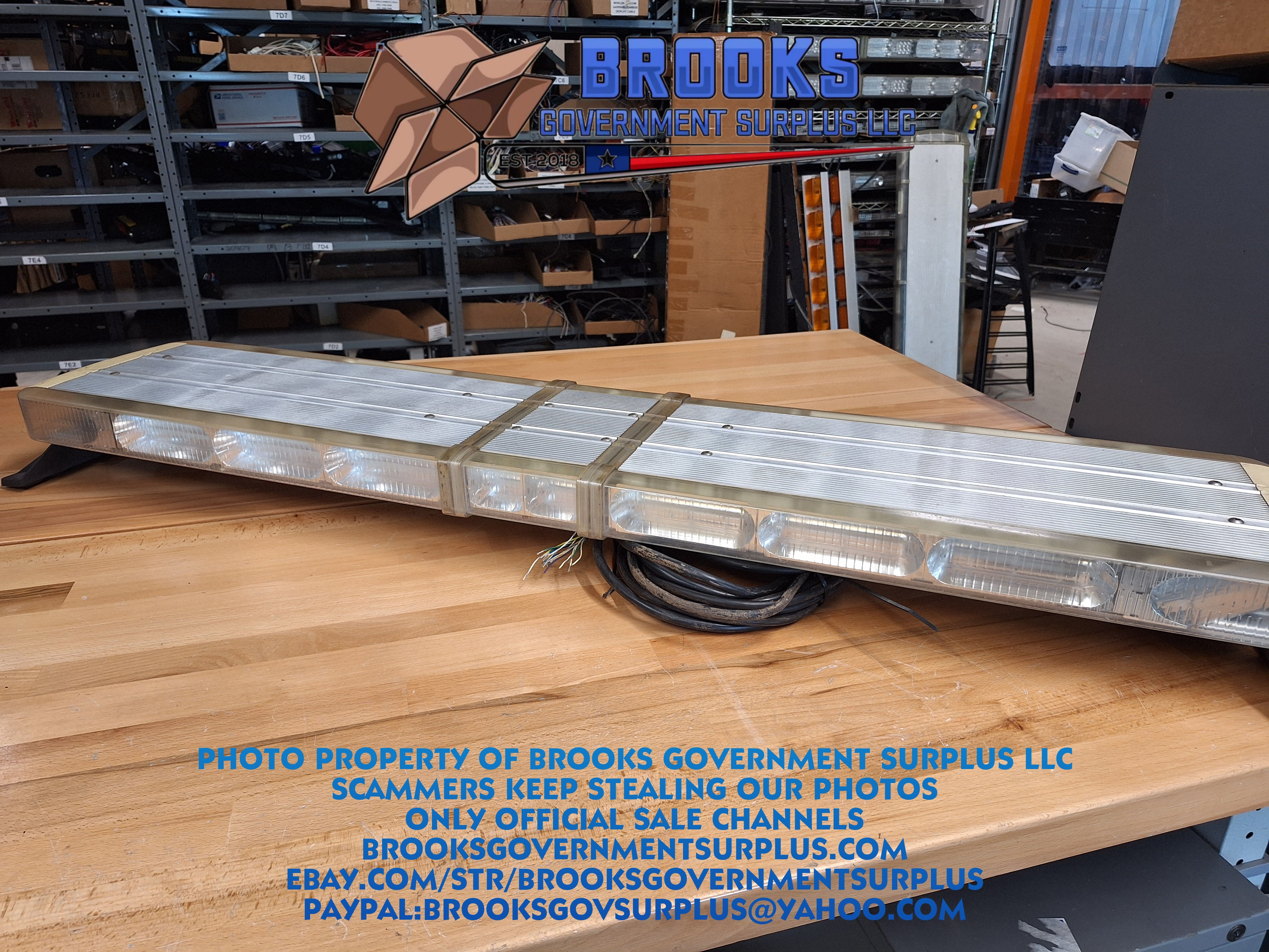 Whelen Liberty 2 Lightbar 54 inch LC Io board AMBER BLUE SOLO REAR AMBER #N01582