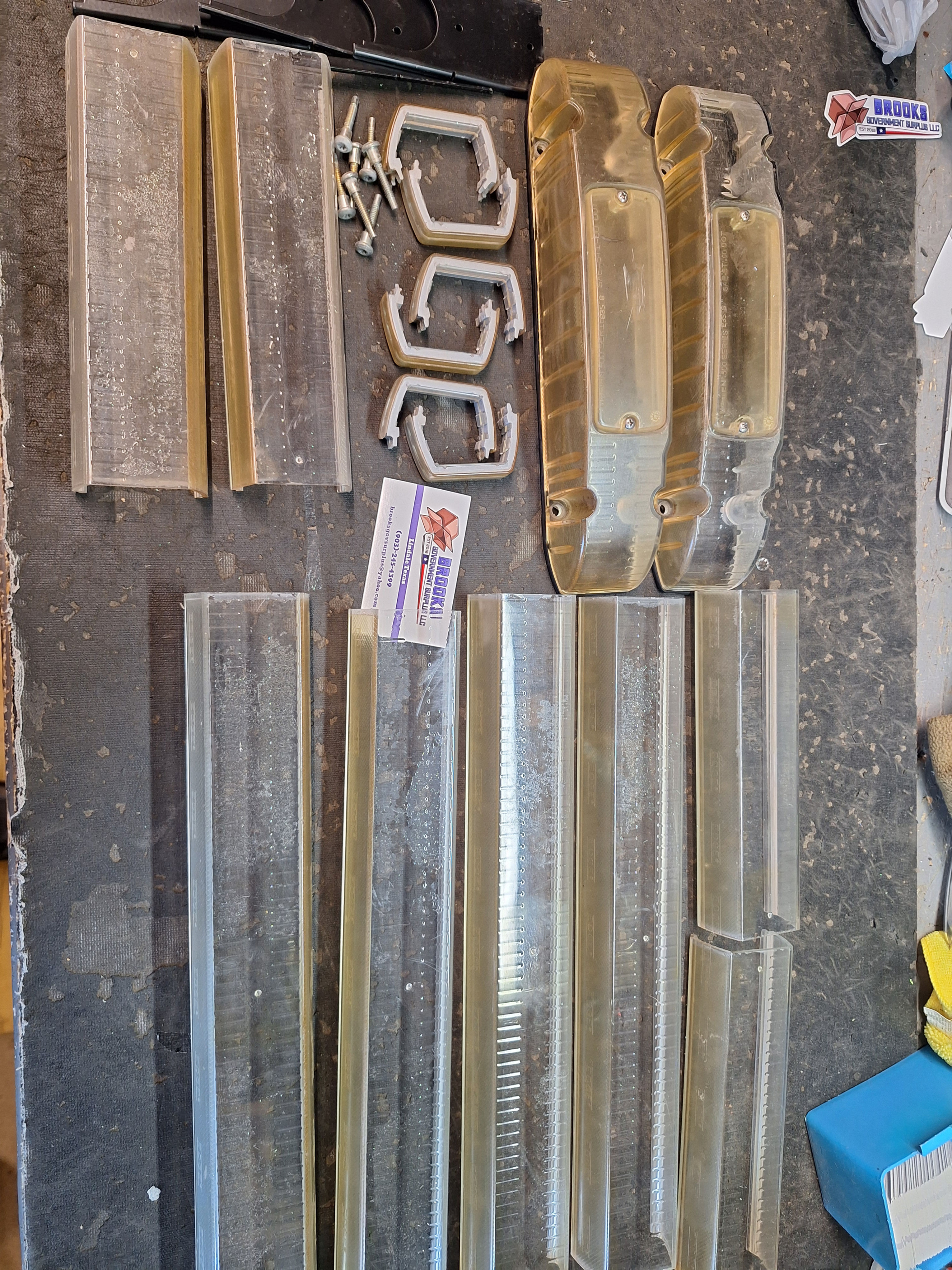 Whelen Liberty 54 inch USED lense kit clear #012125001