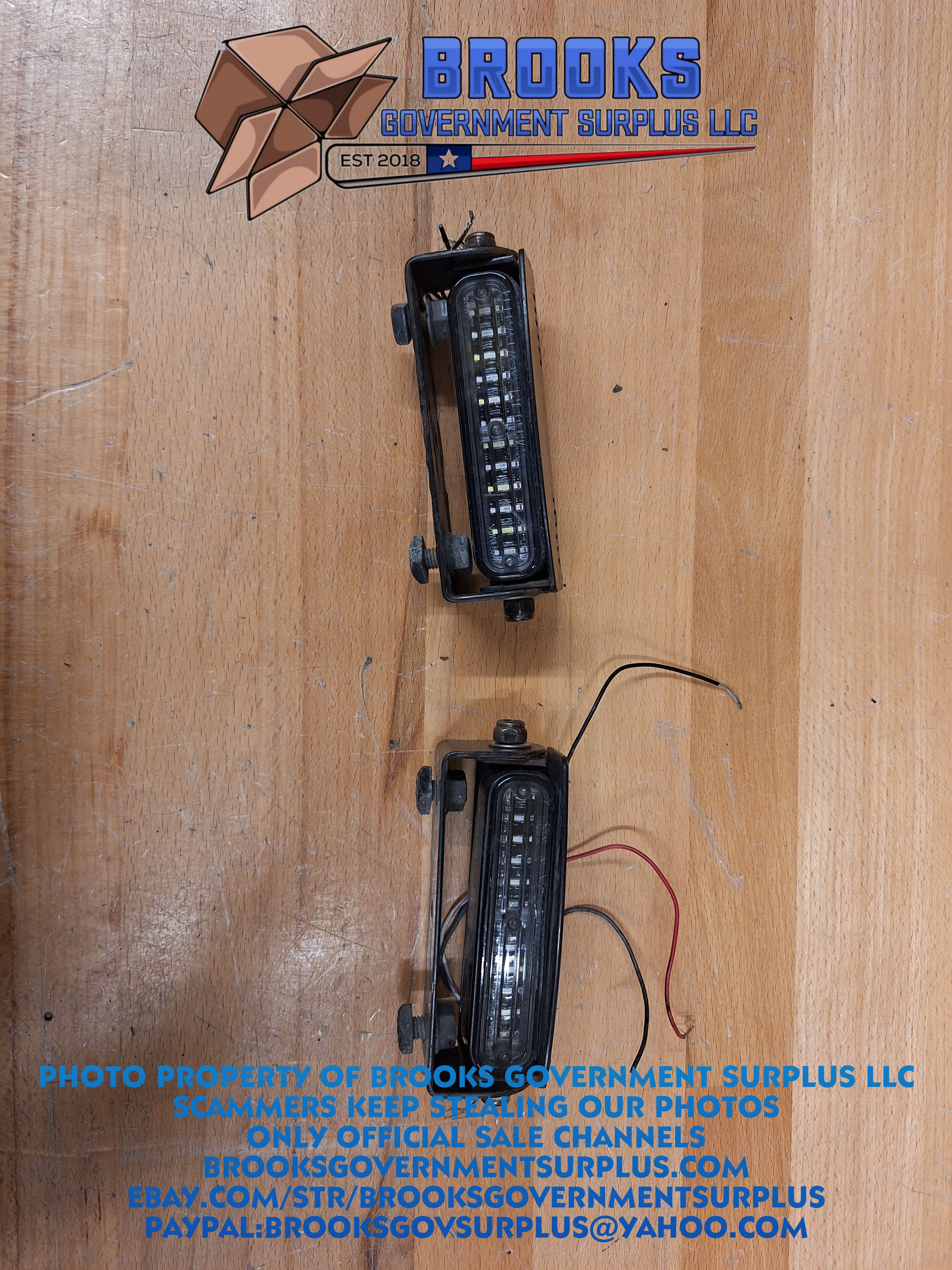 Whelen DUO ION smartled RW BW with adjustable mount bracket PAIR