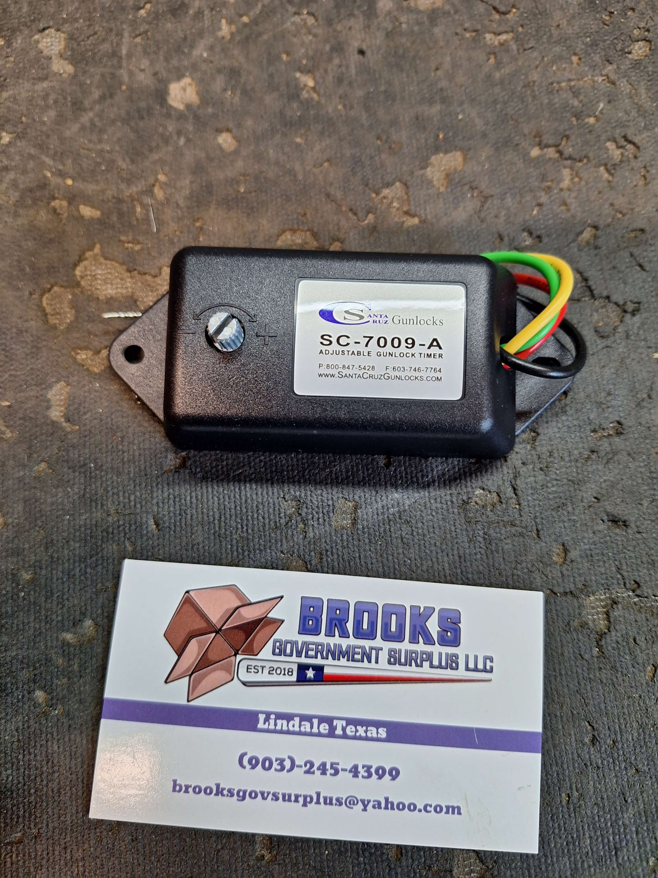 Santa Cruz SC7009-A 12 volt adjustable timer for gun lock