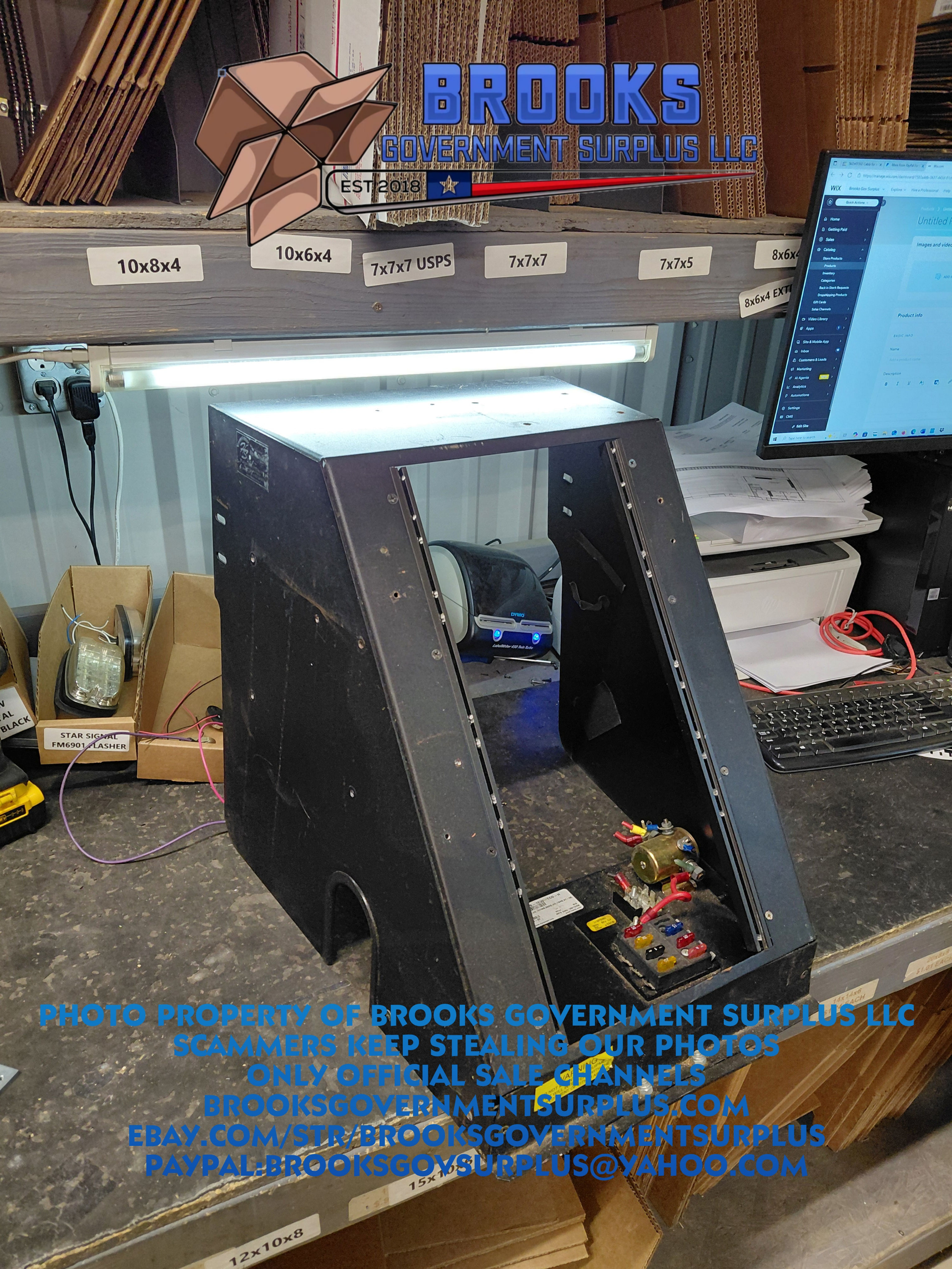 Havis Center console Ford E series VAN Console USED