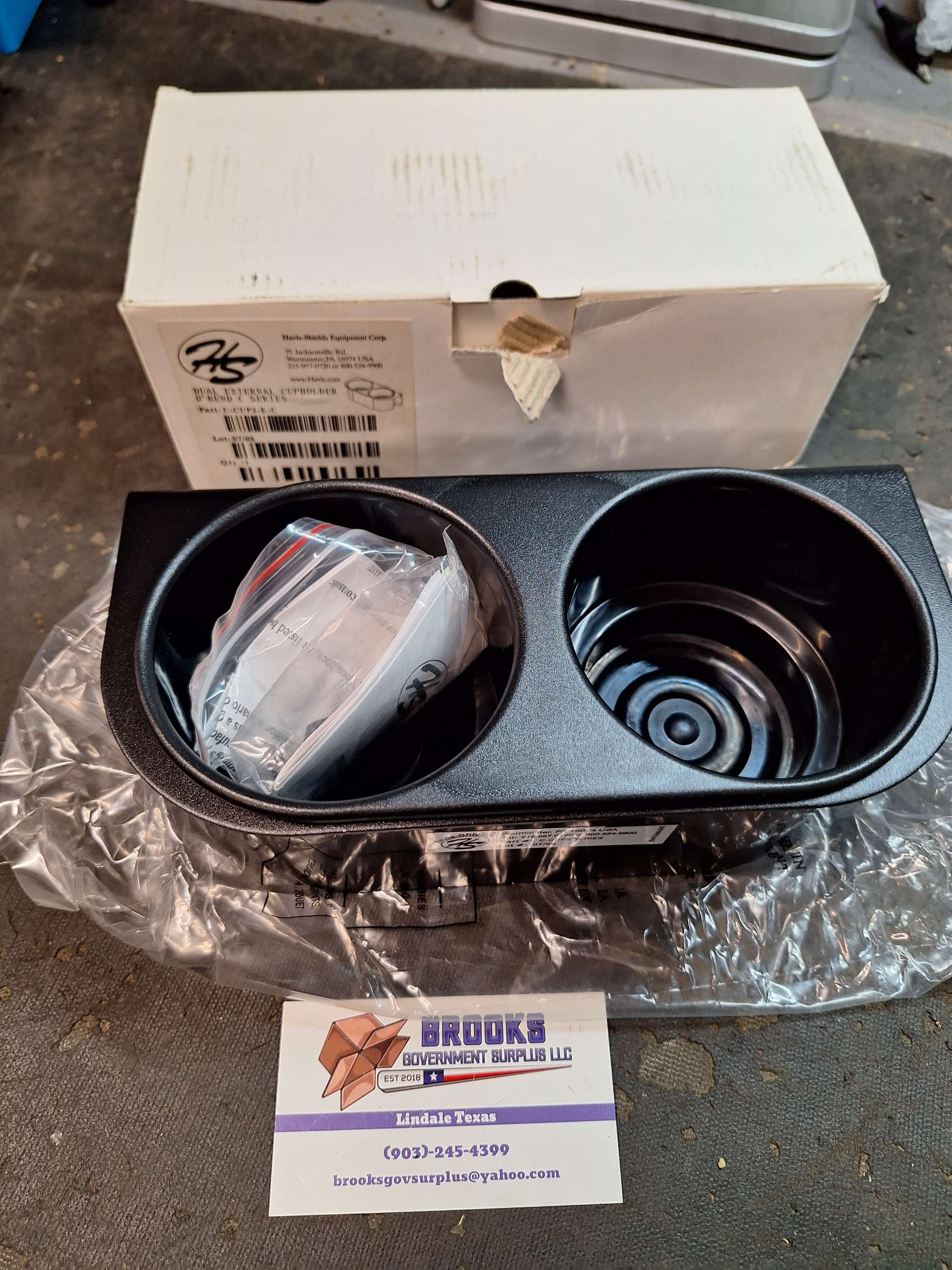 Havis external Dual cupholder C-CUP2-E-C NOS