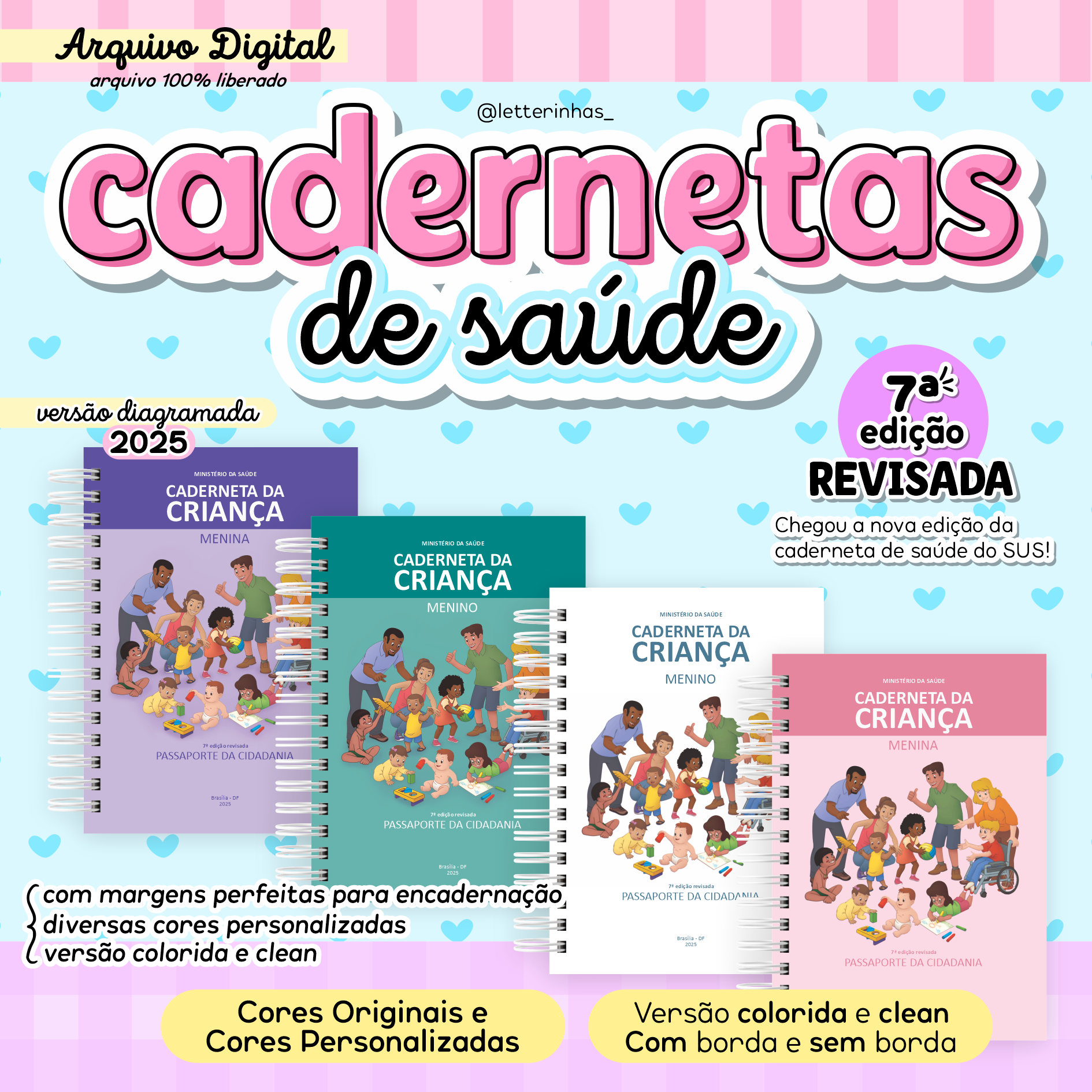 Cadernetas de Saúde | 2025 | 7ª edição revisada