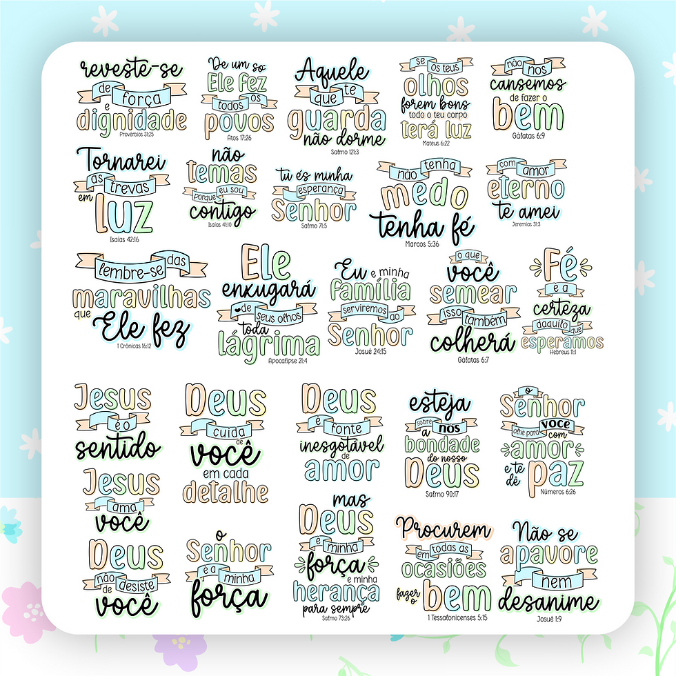 Miniatura: Kit Digital Versículos Fofinhos 3