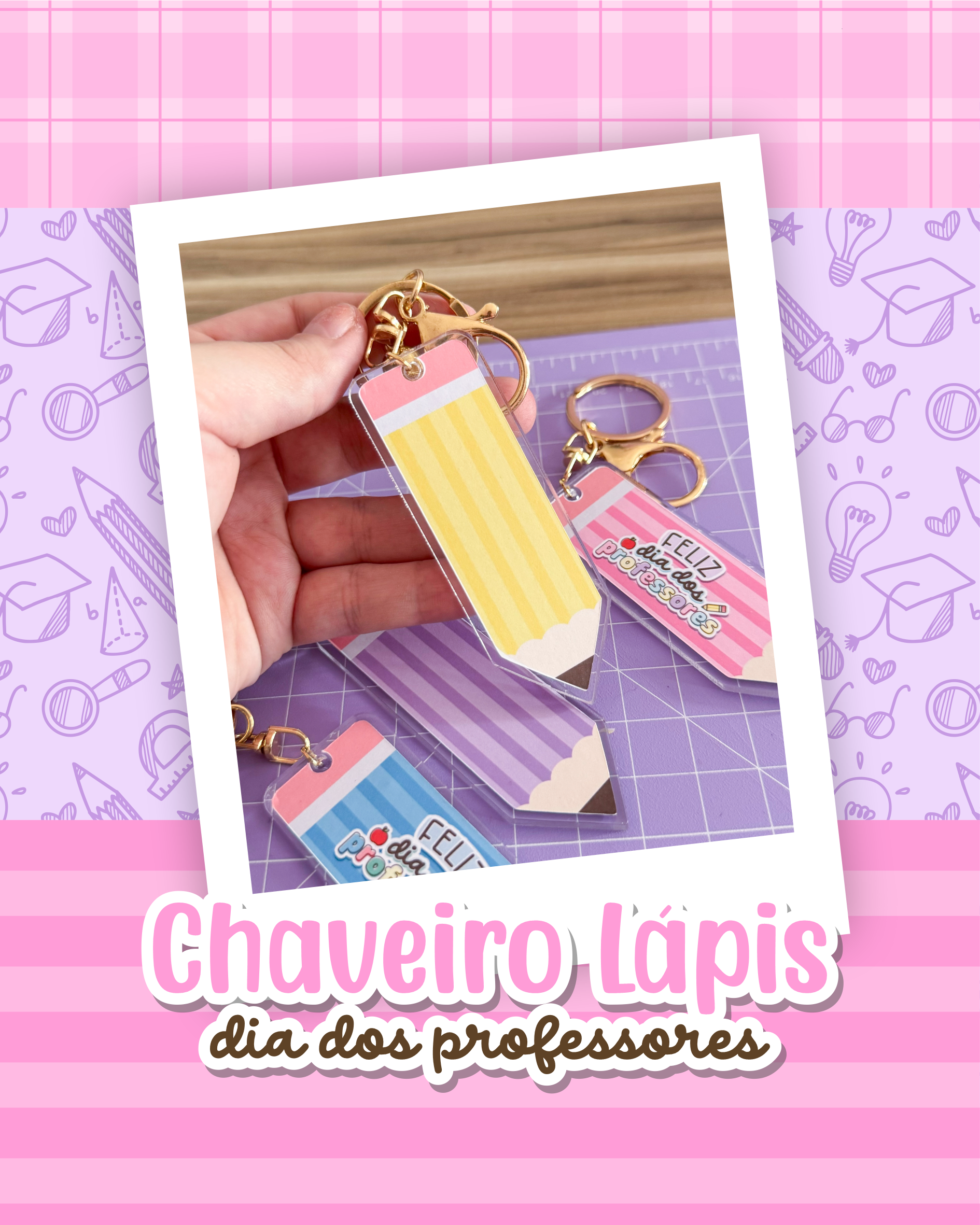 Arquivo Digital | Chaveiro Lápis