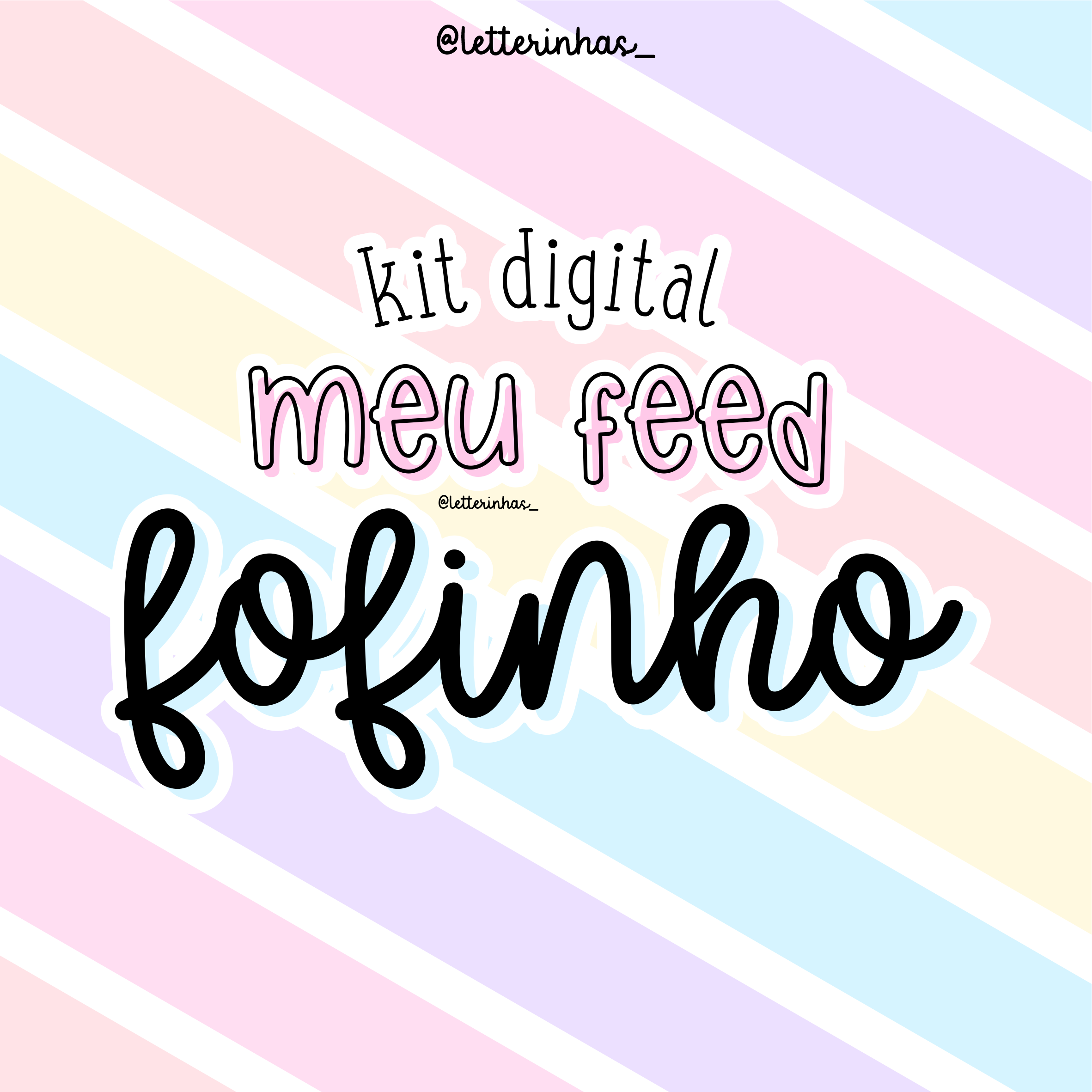 Kit Digital Meu Feed Fofinho