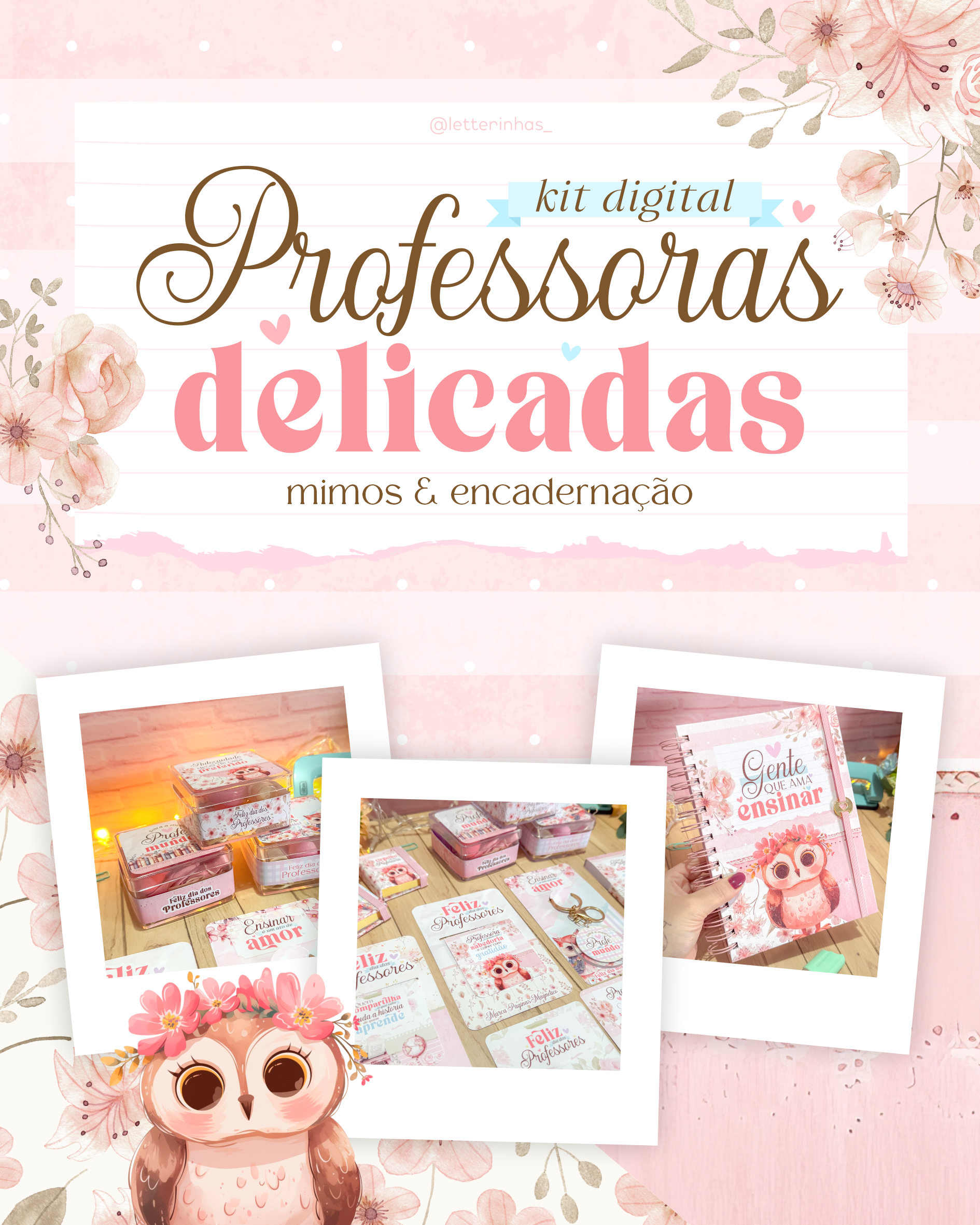 Kit Digital Professoras Delicadas