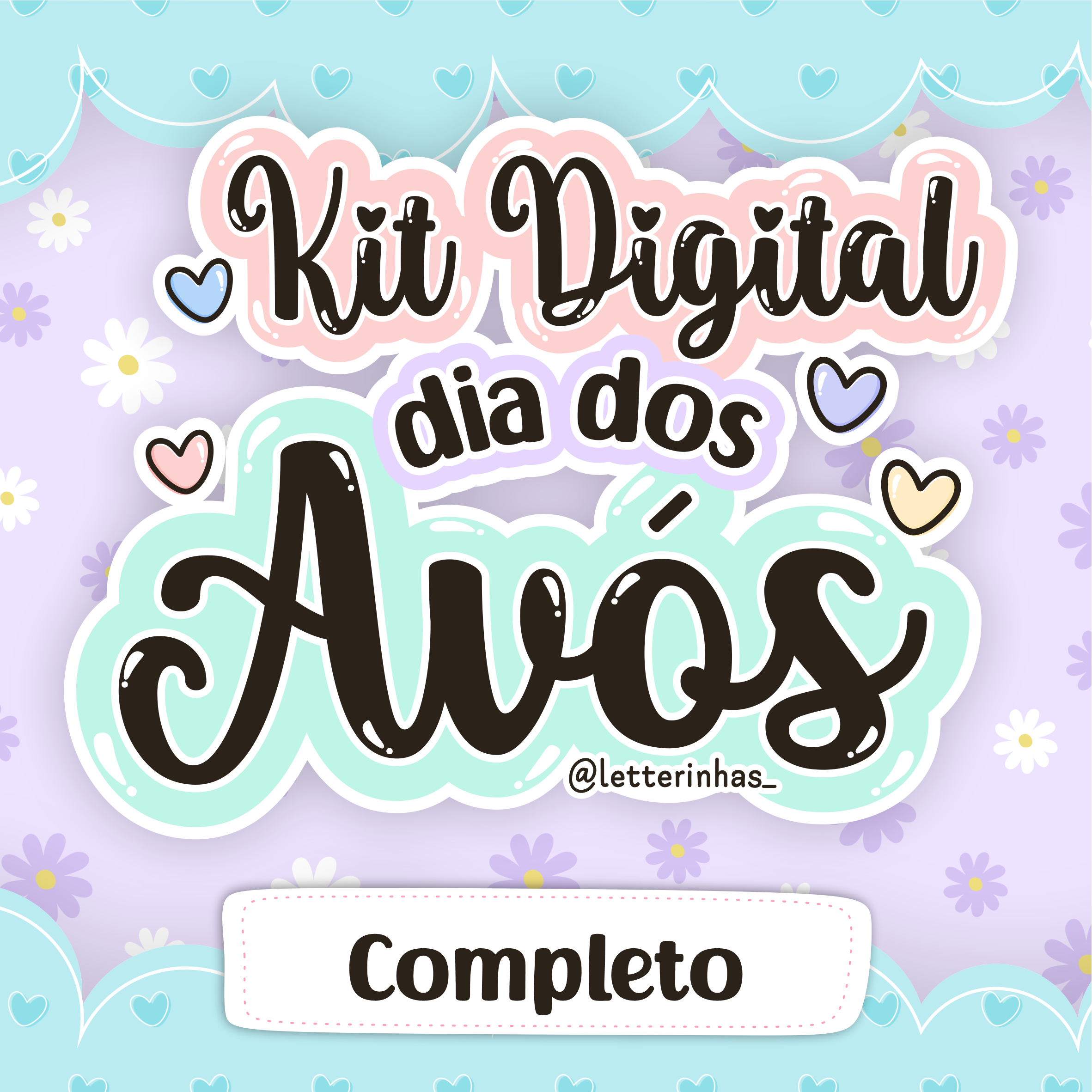 Kit Digital Dia dos Avós - Completo