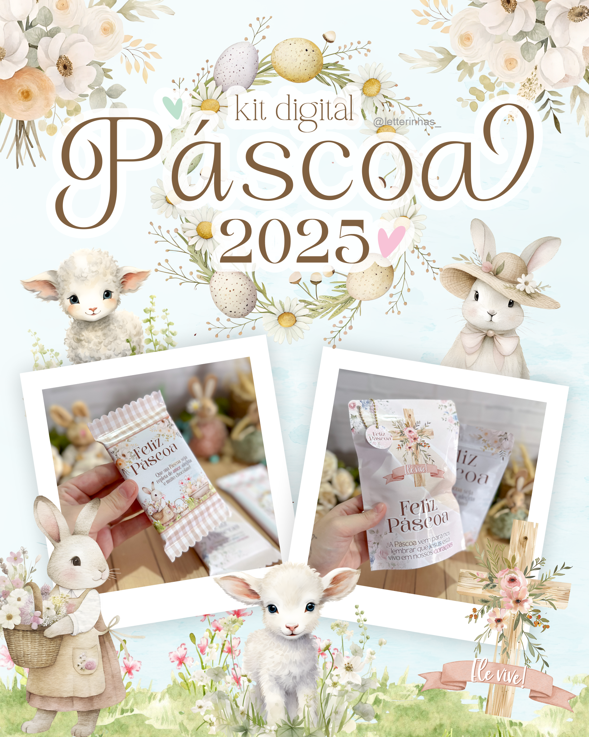 Kit Digital Páscoa 2025