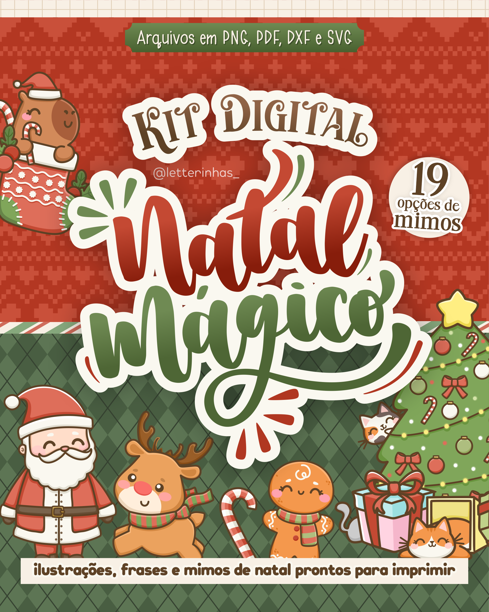 Kit Digital Natal Mágico 2024