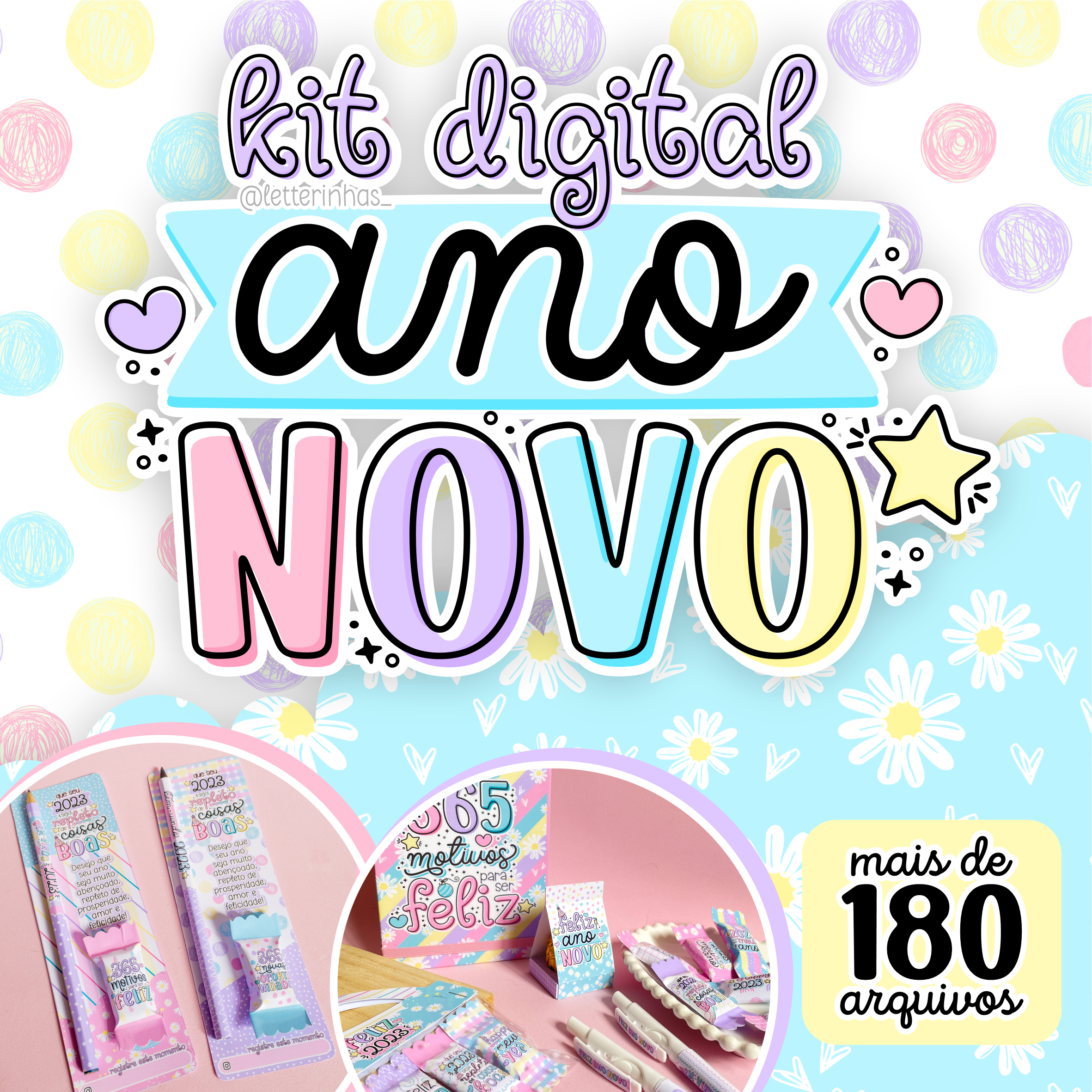 Kit Digital Ano Novo 2023
