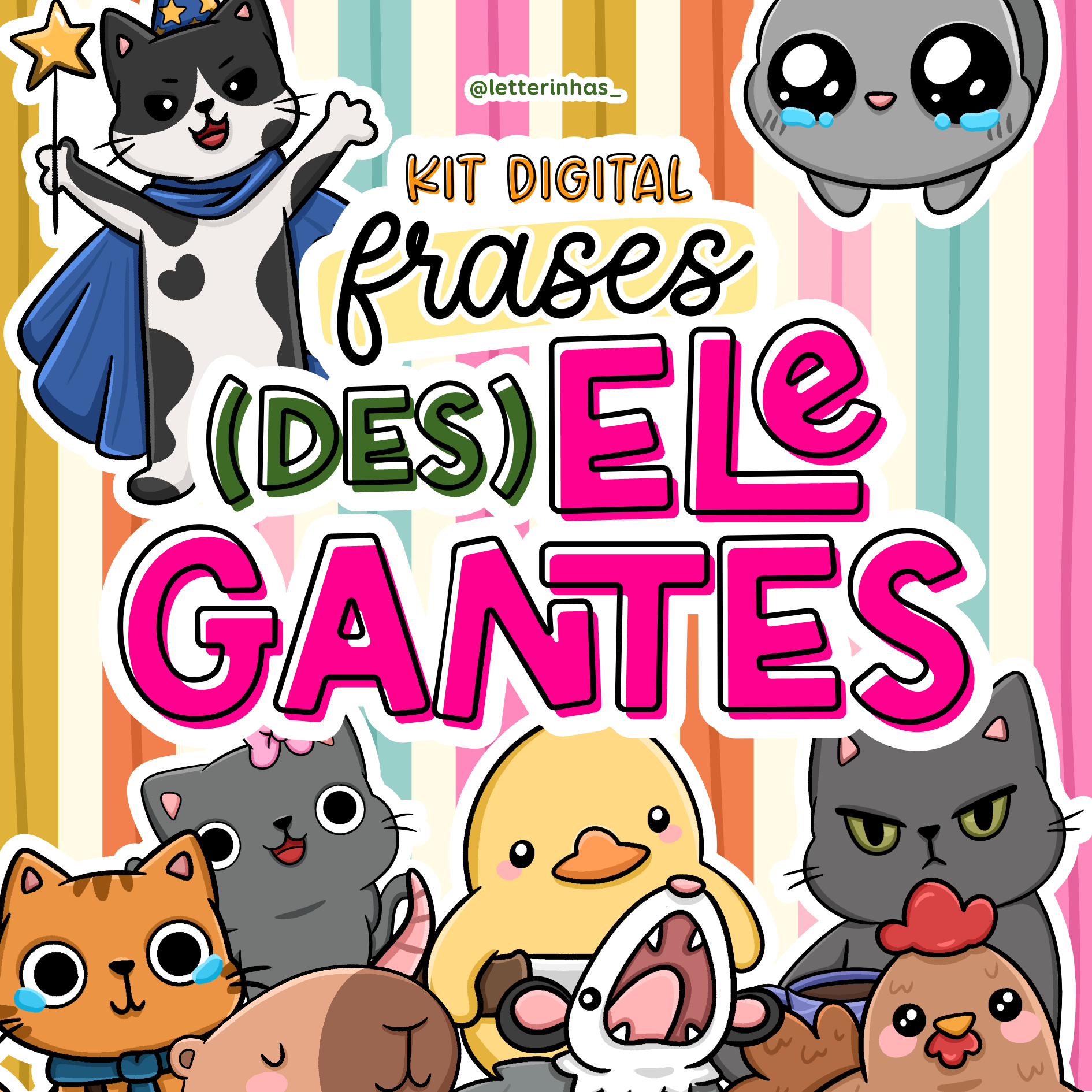 Kit Digital Frases (des)Elegantes