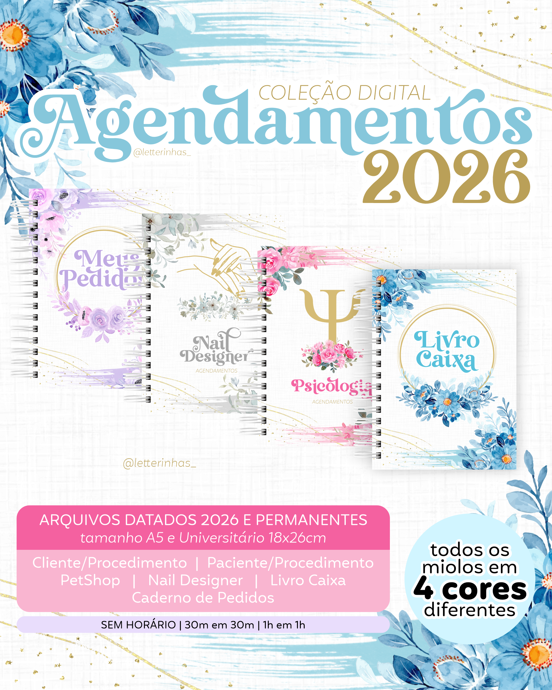 Coleção Digital Agendamentos 2026