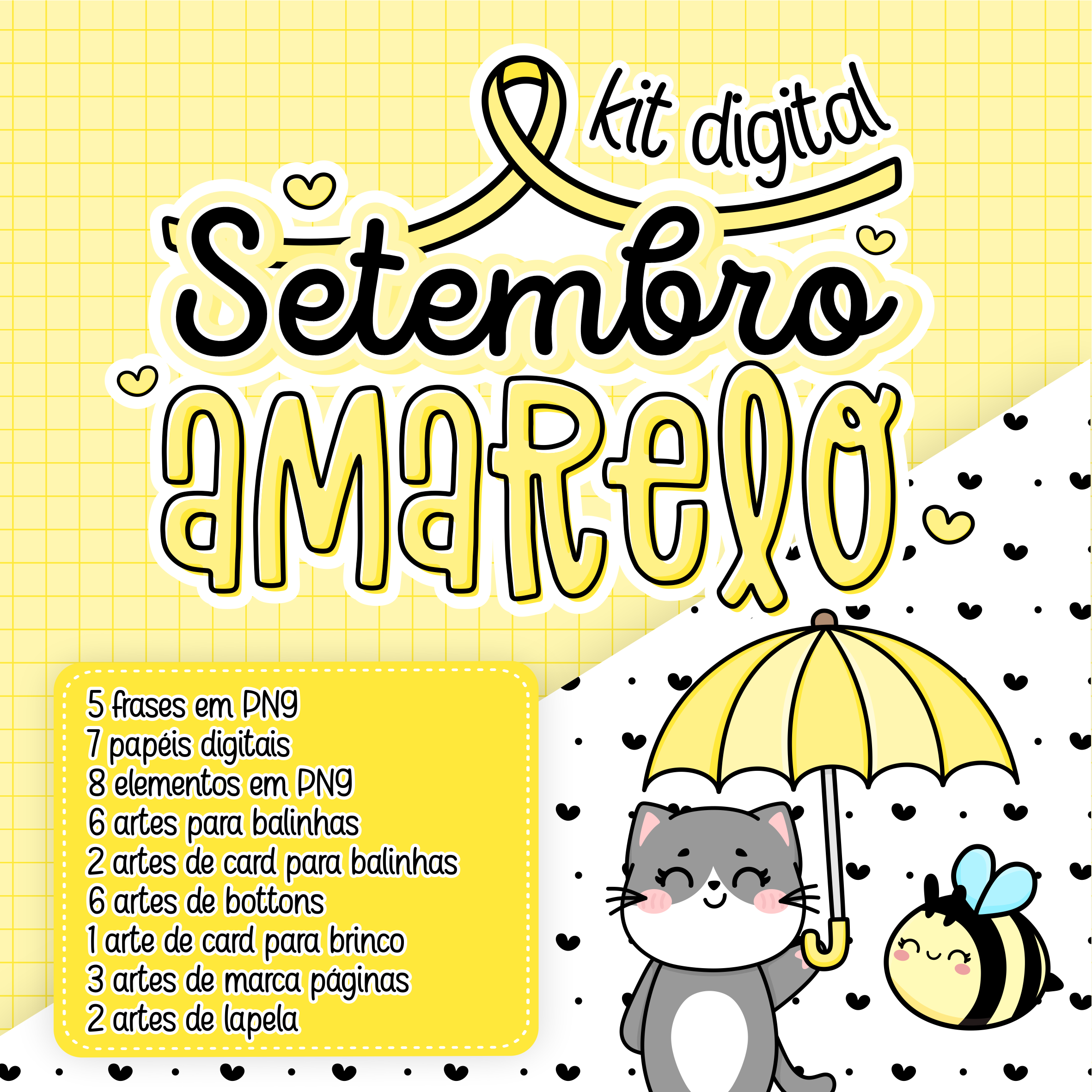 Mini Kit Digital Setembro Amarelo