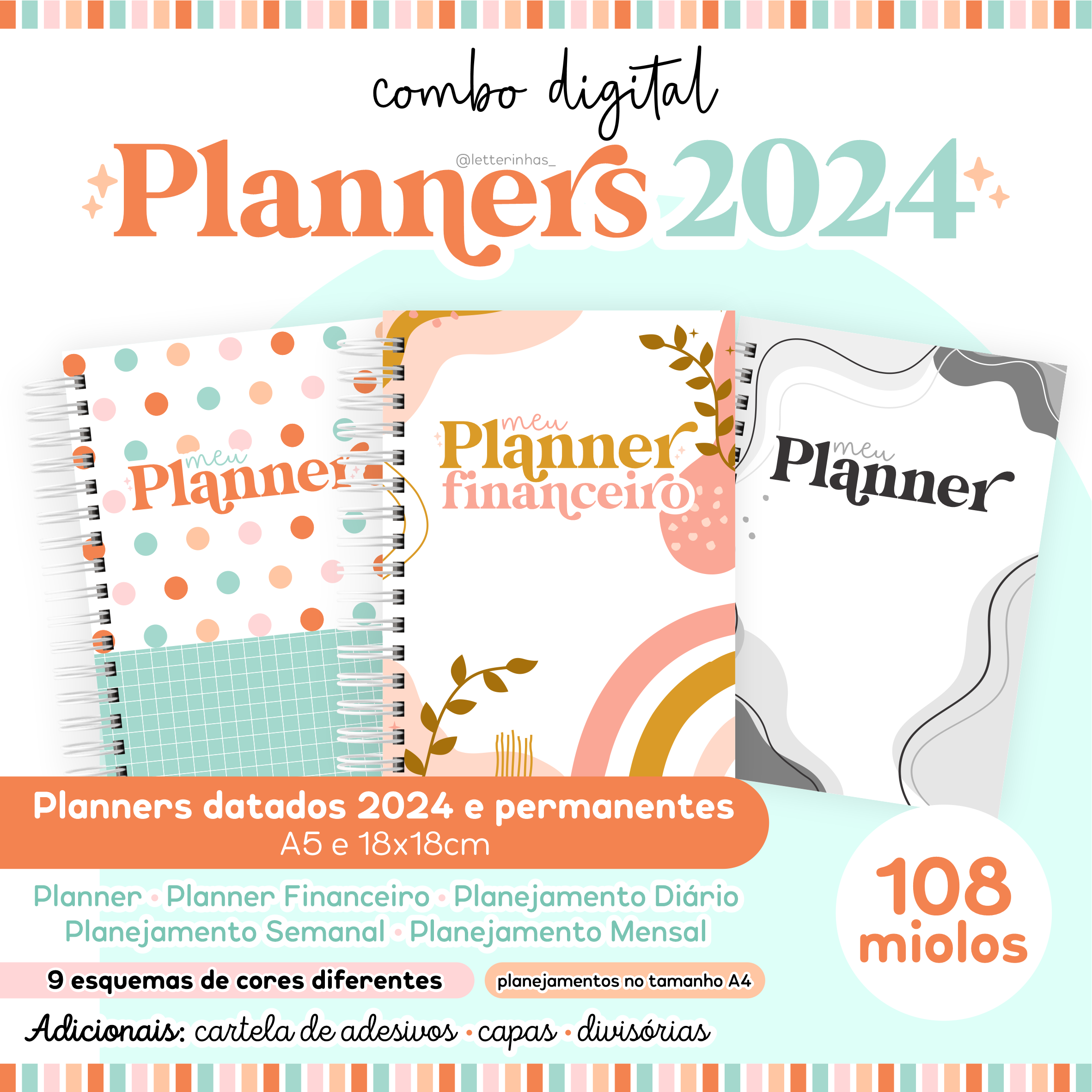 Combo Digital Planners 2024
