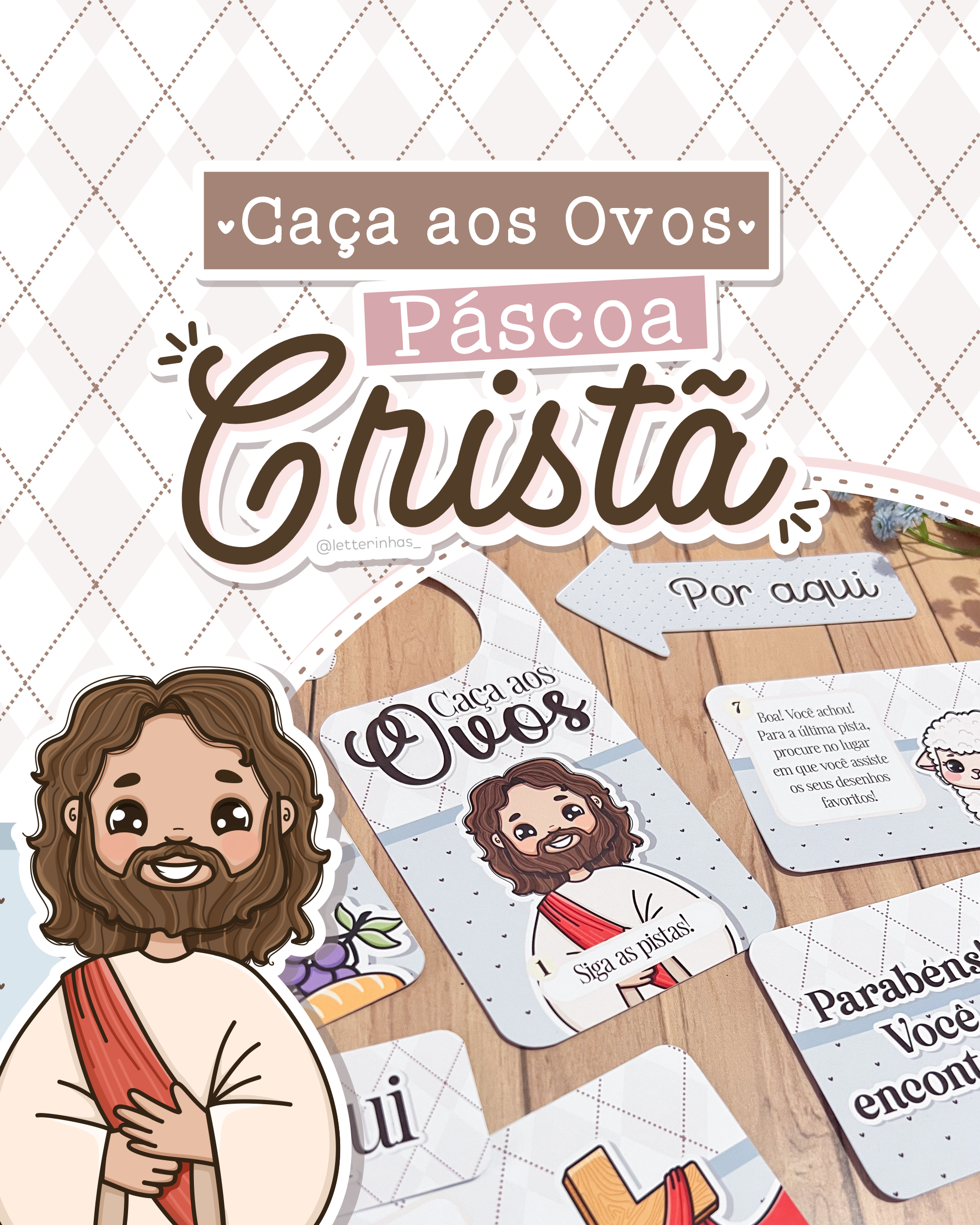 Caça aos Ovos Páscoa Cristã 2024