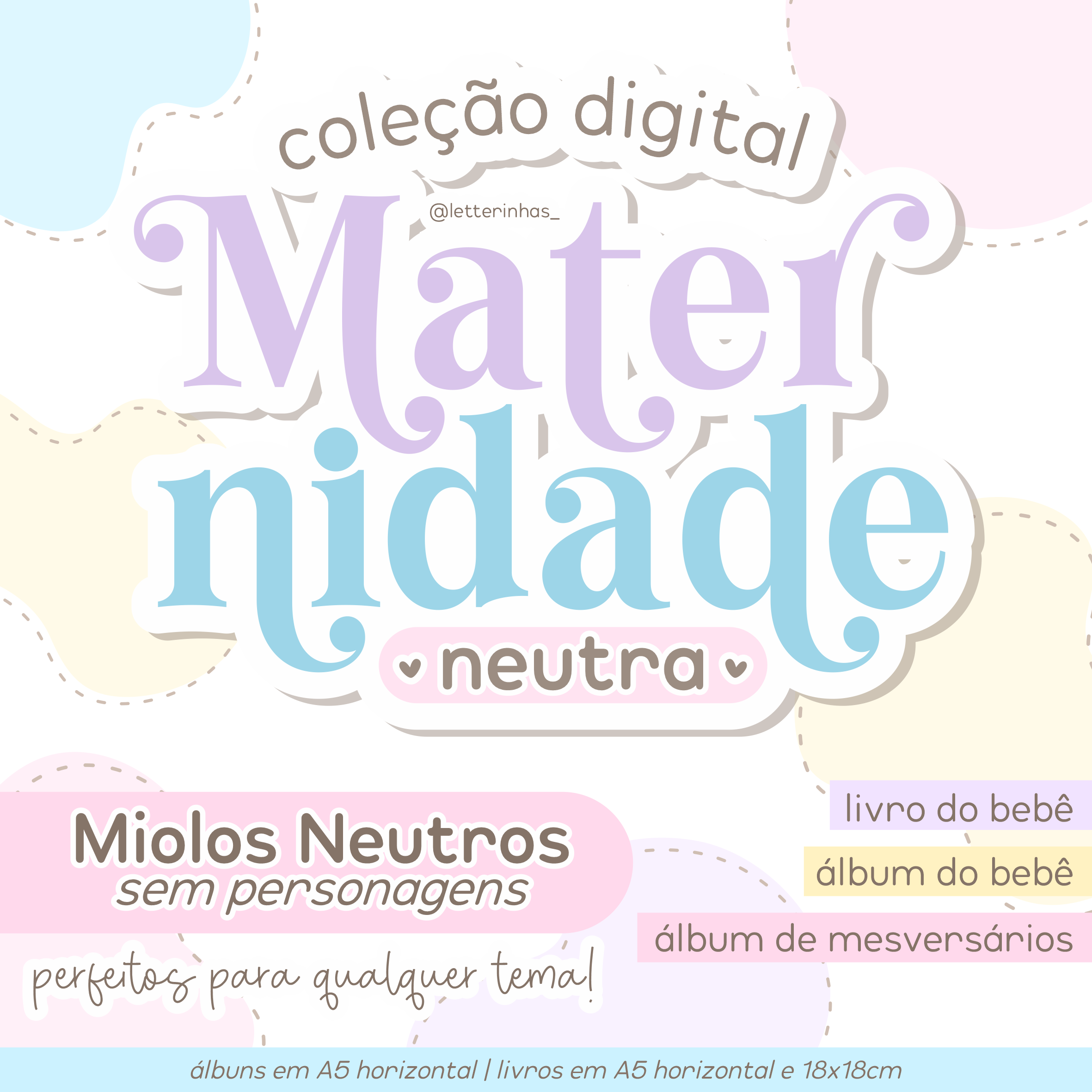 Coleção Digital Maternidade Neutra