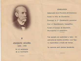 La Familia Acuña de Catamarca.(Parte 2)