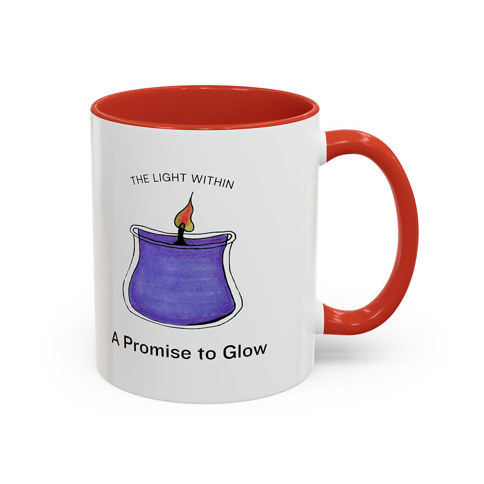 Thumbnail: Inspirational Coffee Mug - 'A Promise to Glow' - Motivational Drinkware 