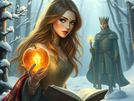 Легендата за Златното момиче – книга 1: Принцът, вещицата и последната златна ябълка (визуализации)