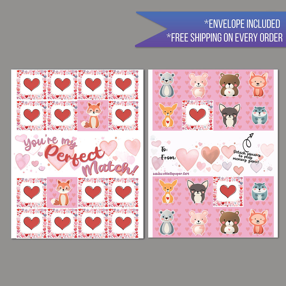 Thumbnail: Perfect Match Valentines Set of 12
