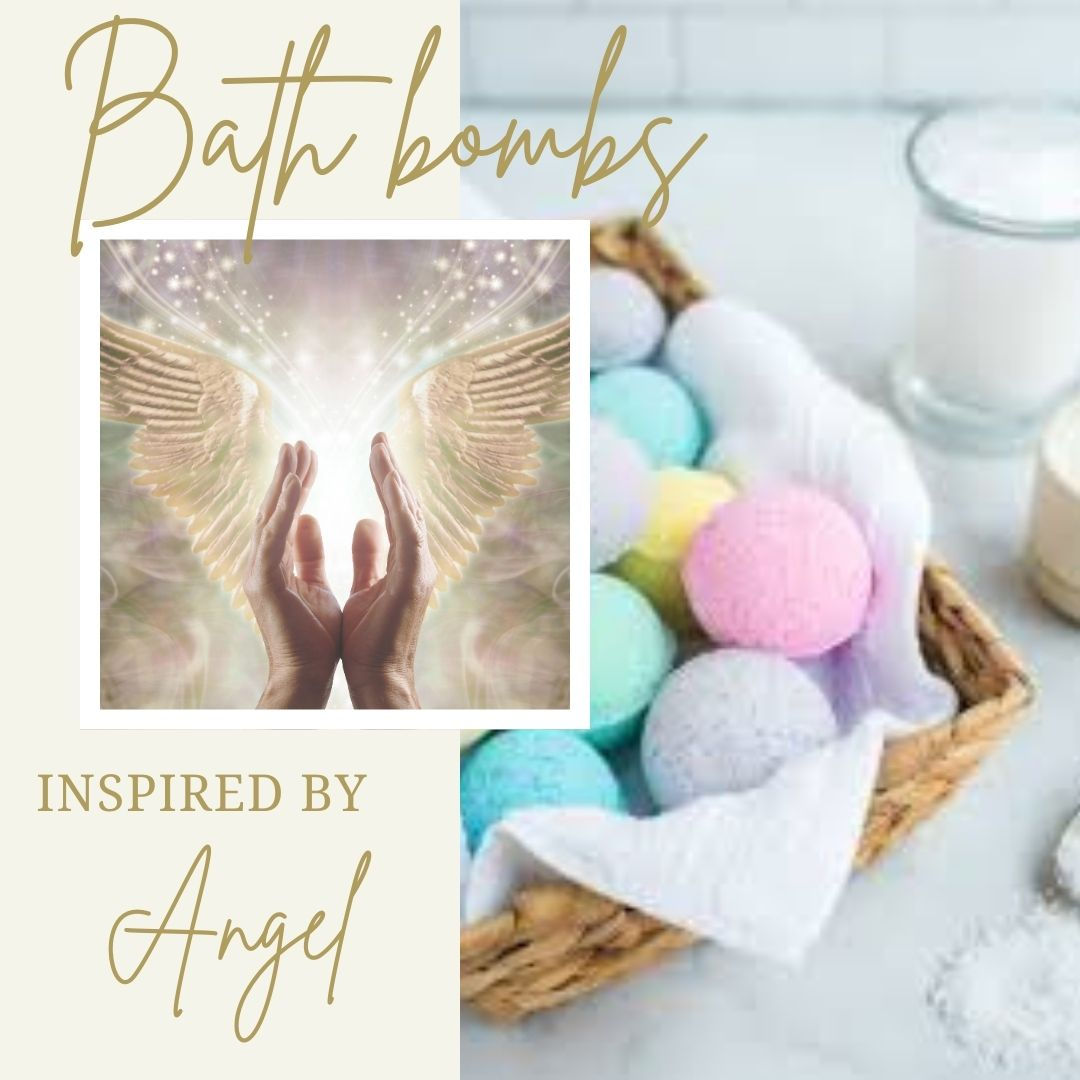 Angel bath bomb