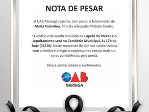 Nota de pesar