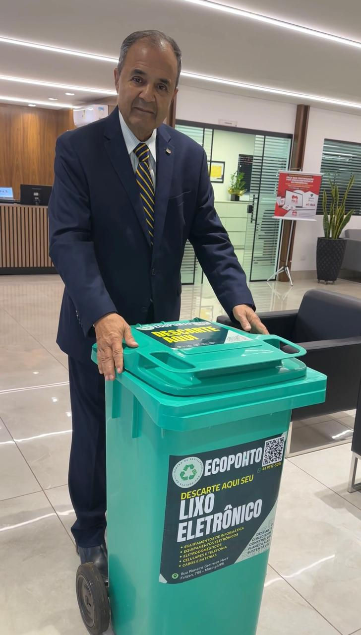 OAB Maringá instala ecoponto para descarte de resíduos eletrônicos e abre iniciativa à comunidade