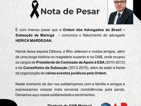 Nota de pesar