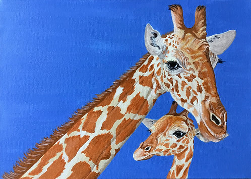 Giraffes Love by Jayne Crow