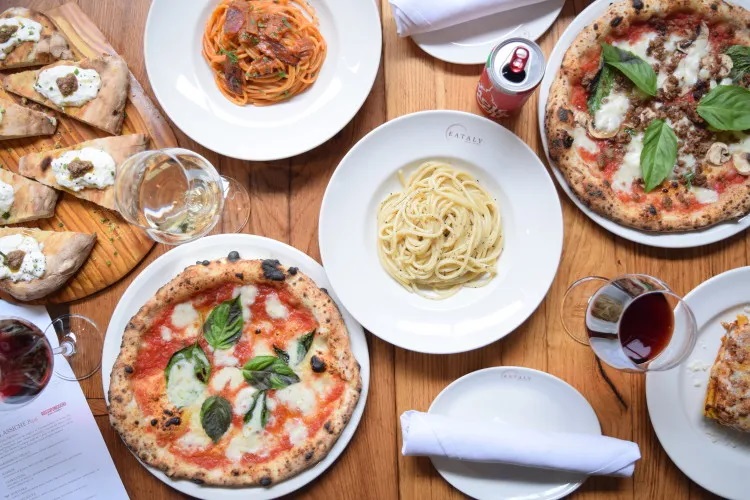 Arranged Food and Objects