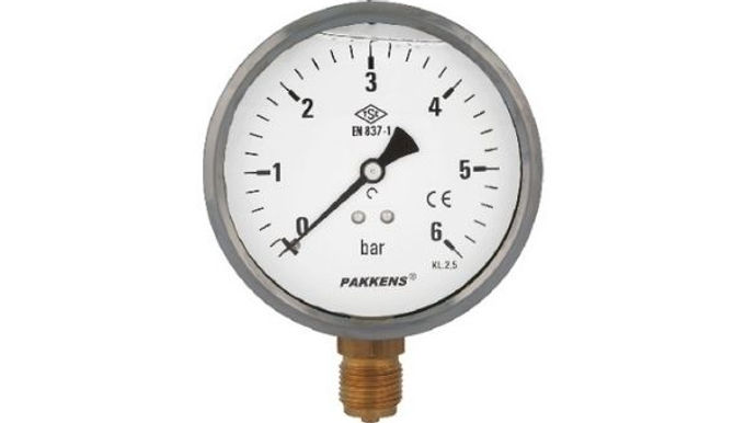 Ø63mm Liquid Filled General Purpose Manometer