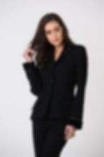 Thumbnail: Hip Length Ponte De Roma Blazer