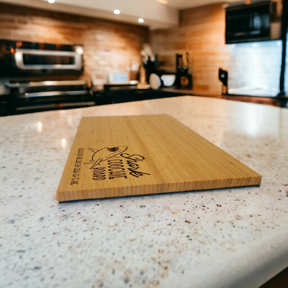 Thumbnail: Shark Coochie - Bamboo Cutting Board