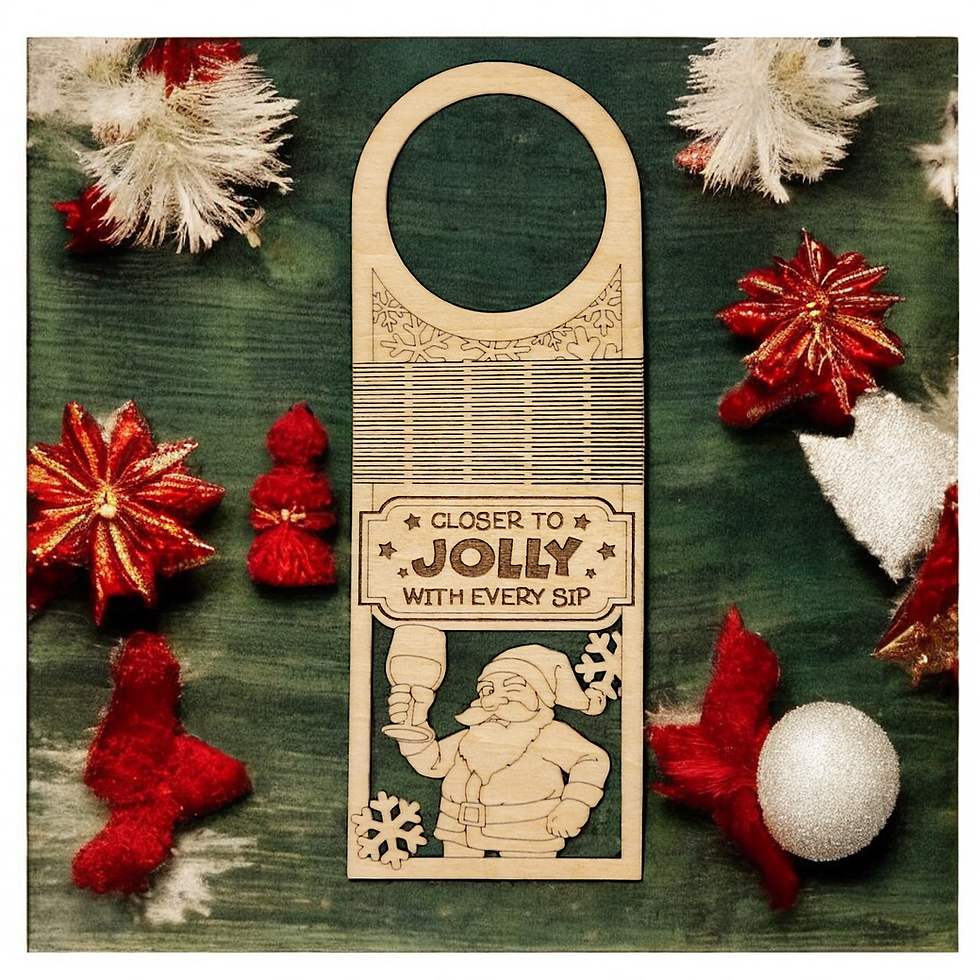 Thumbnail: laser cut wine gift tag