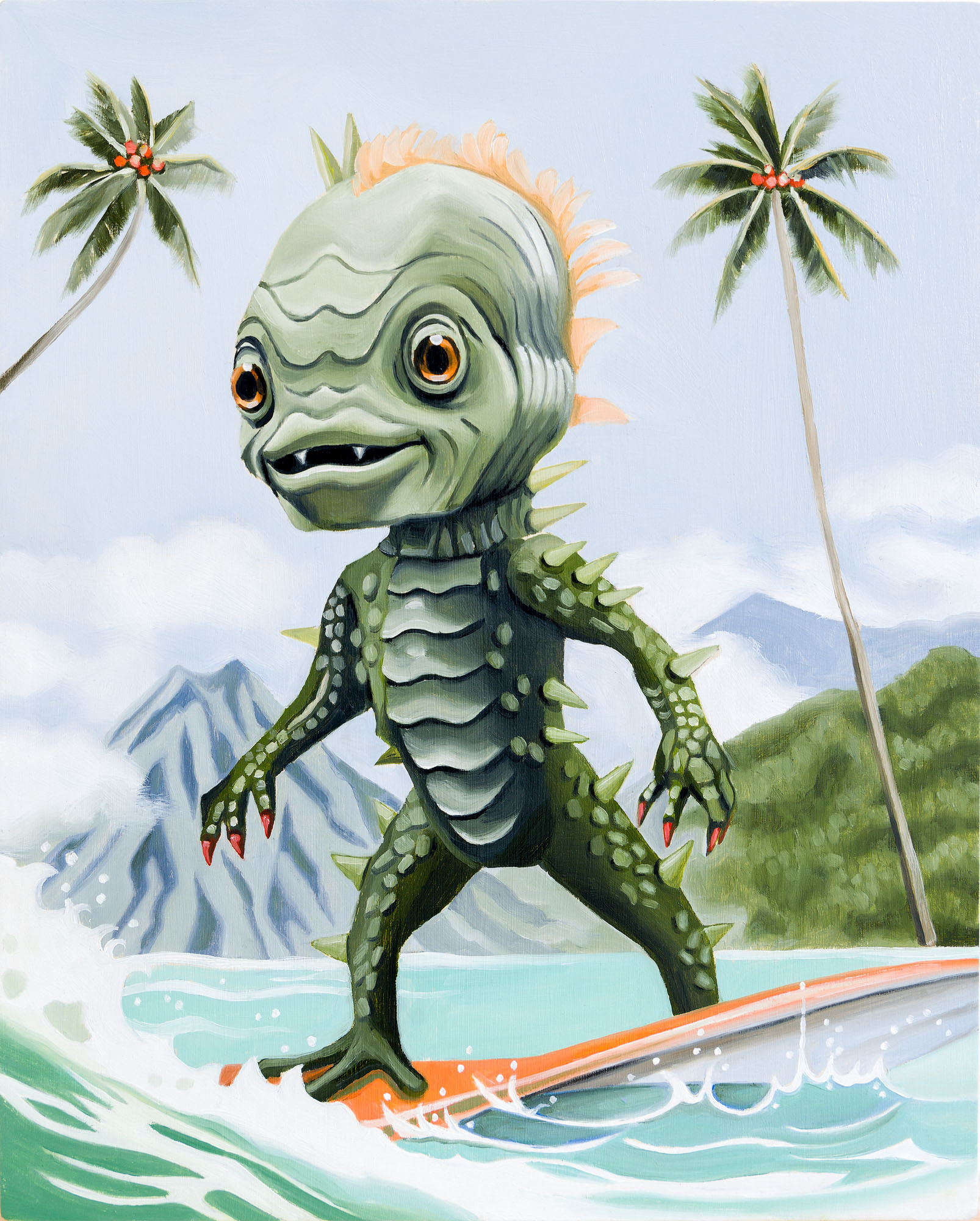 "Cowabunga dude!" Fine art print