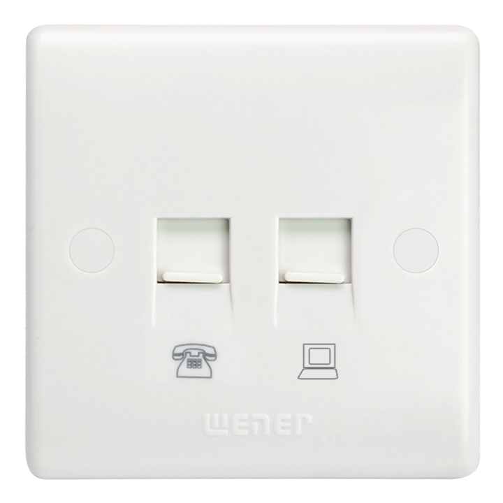 Telephone + Internet Socket