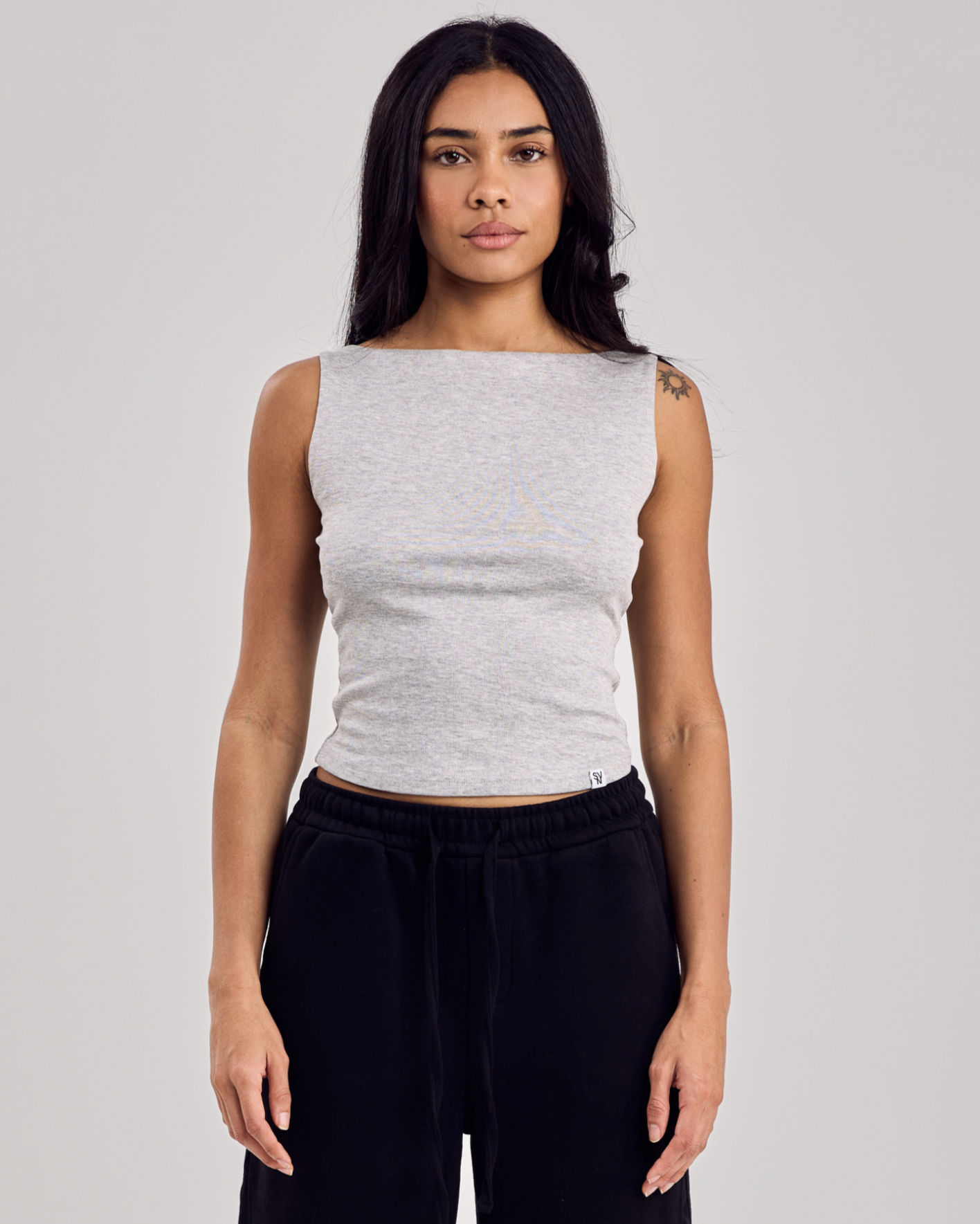 Structured Viscose Tank Top