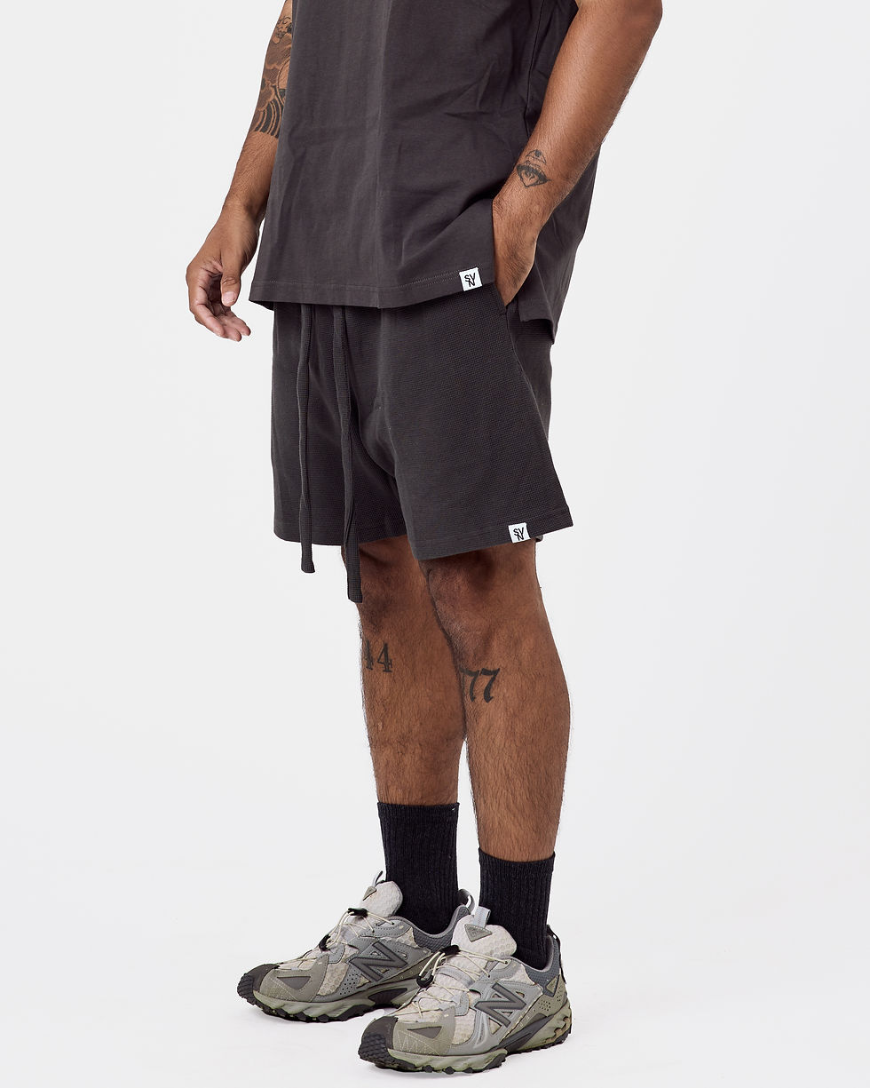 Miniature : Textured Cotton Shorts