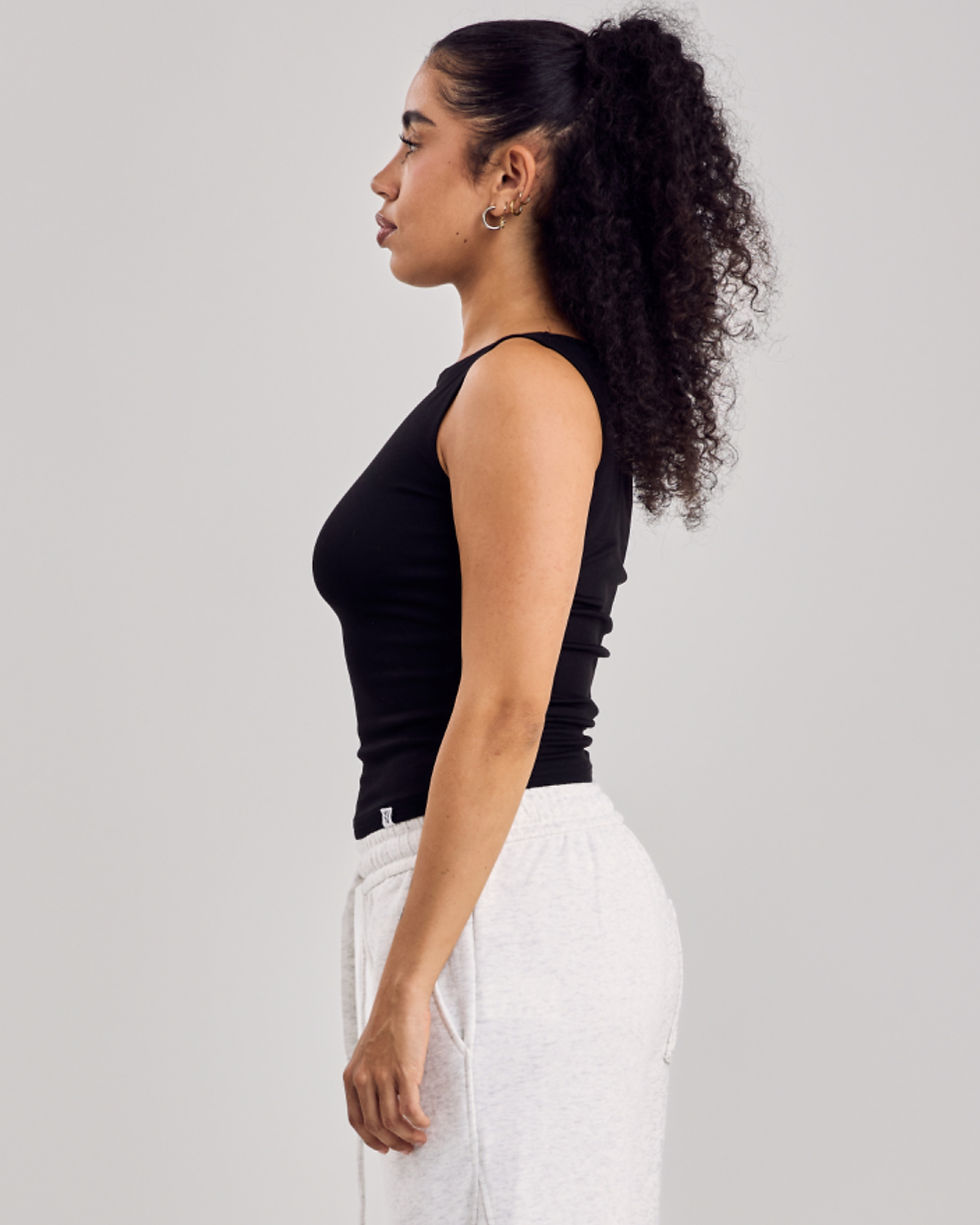 Miniature : Structured Viscose Tank Top